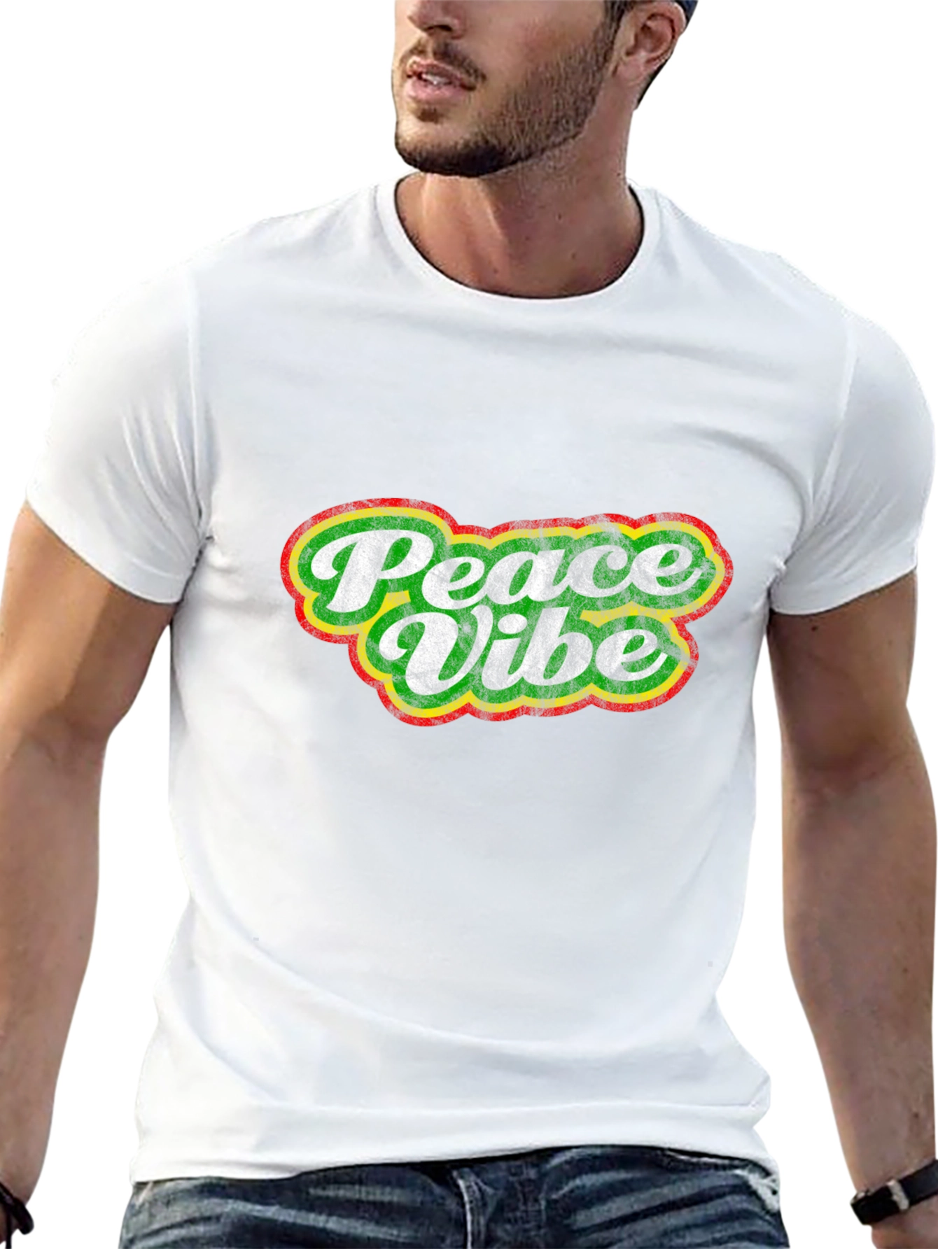 Peace Vibe Rasta T-Shirt - 13
