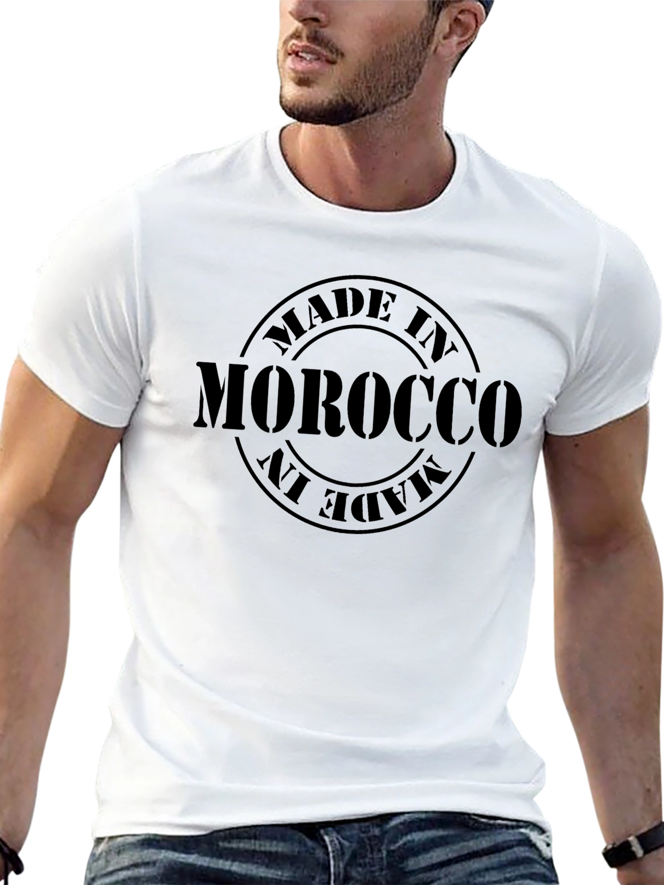 Black Made in Morocco Black T-Shirt view 13