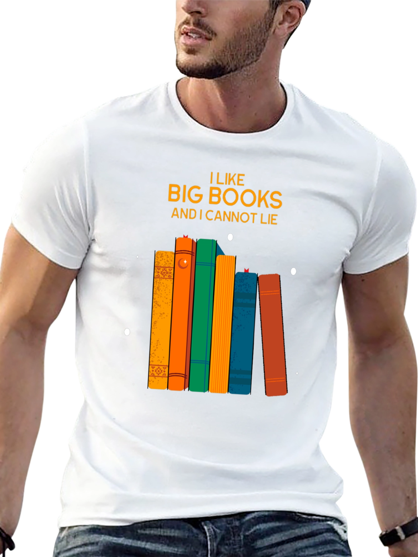 Black Big Books Graphic Tee - Funny Book Lover Shirt view 13