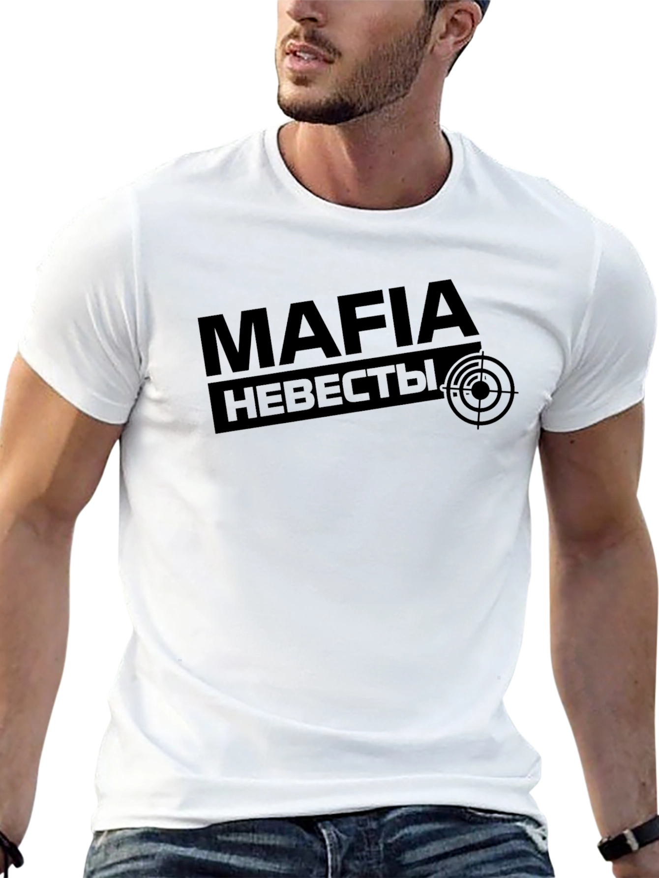 Black Mafia Brides T-Shirt - Funny Wedding Apparel view 13