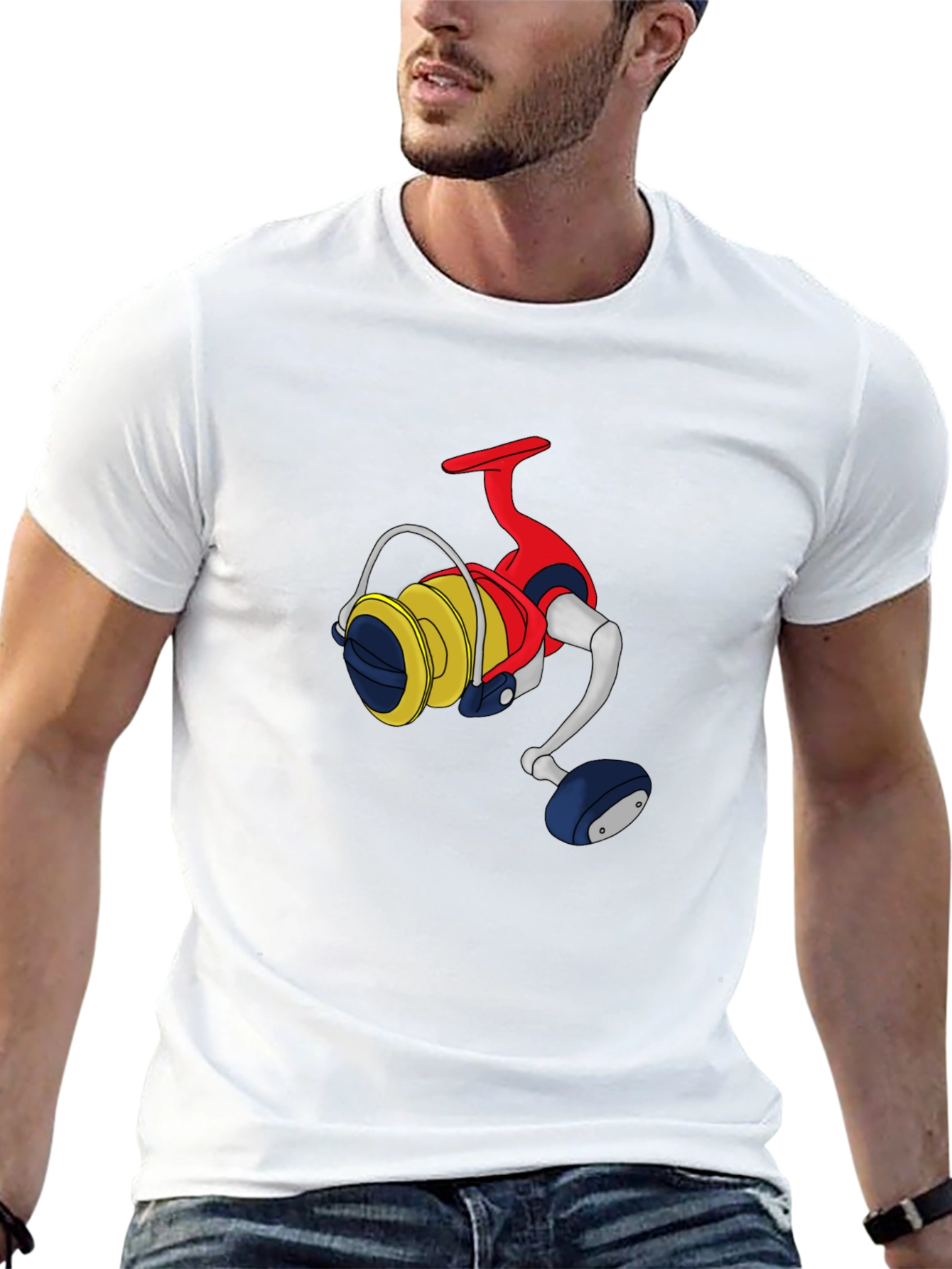 Fishing Reel Graphic Tee - Angler Gift - 13