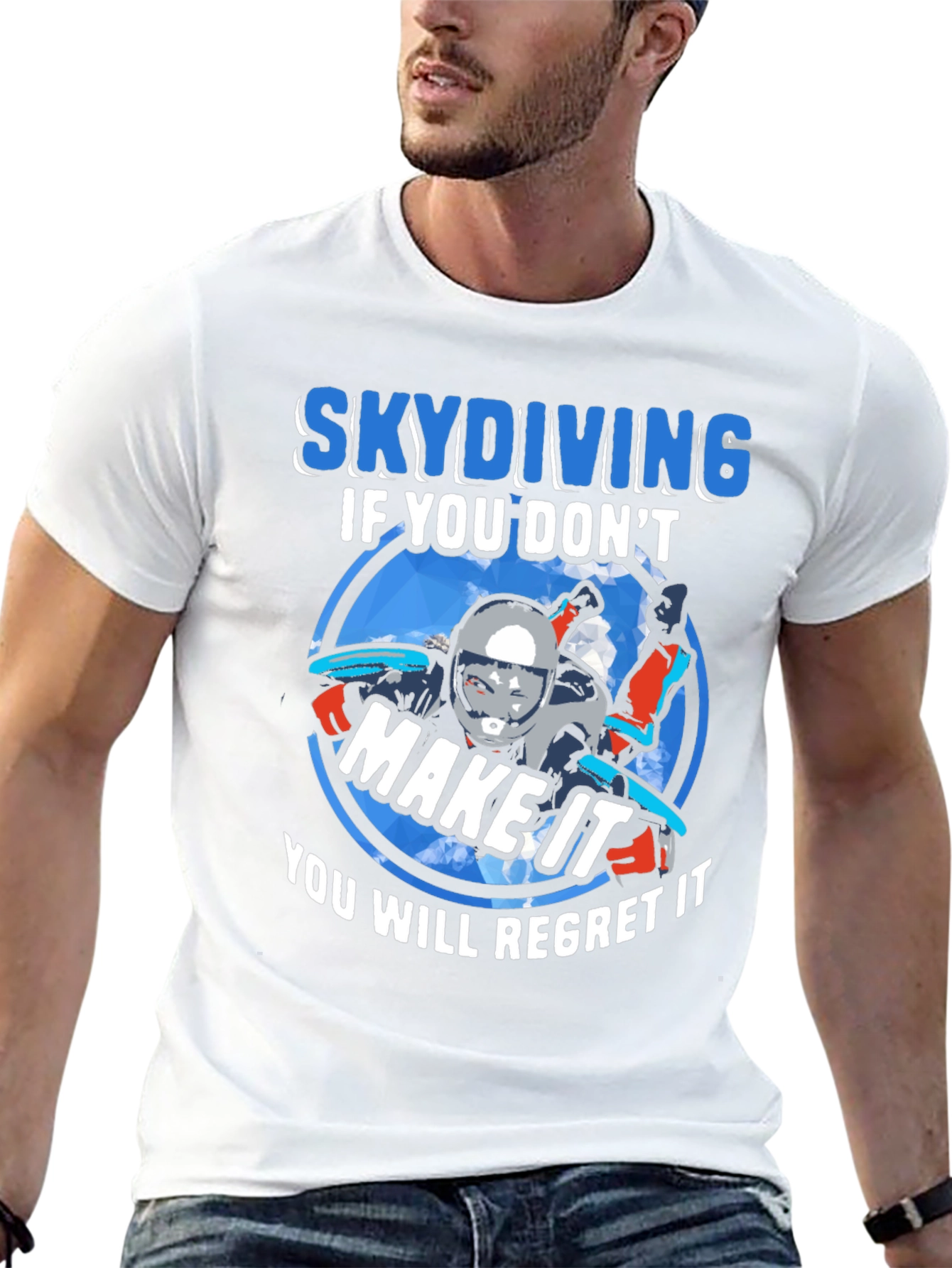 Black Skydiving If You Don't Make It T-Shirt view 13