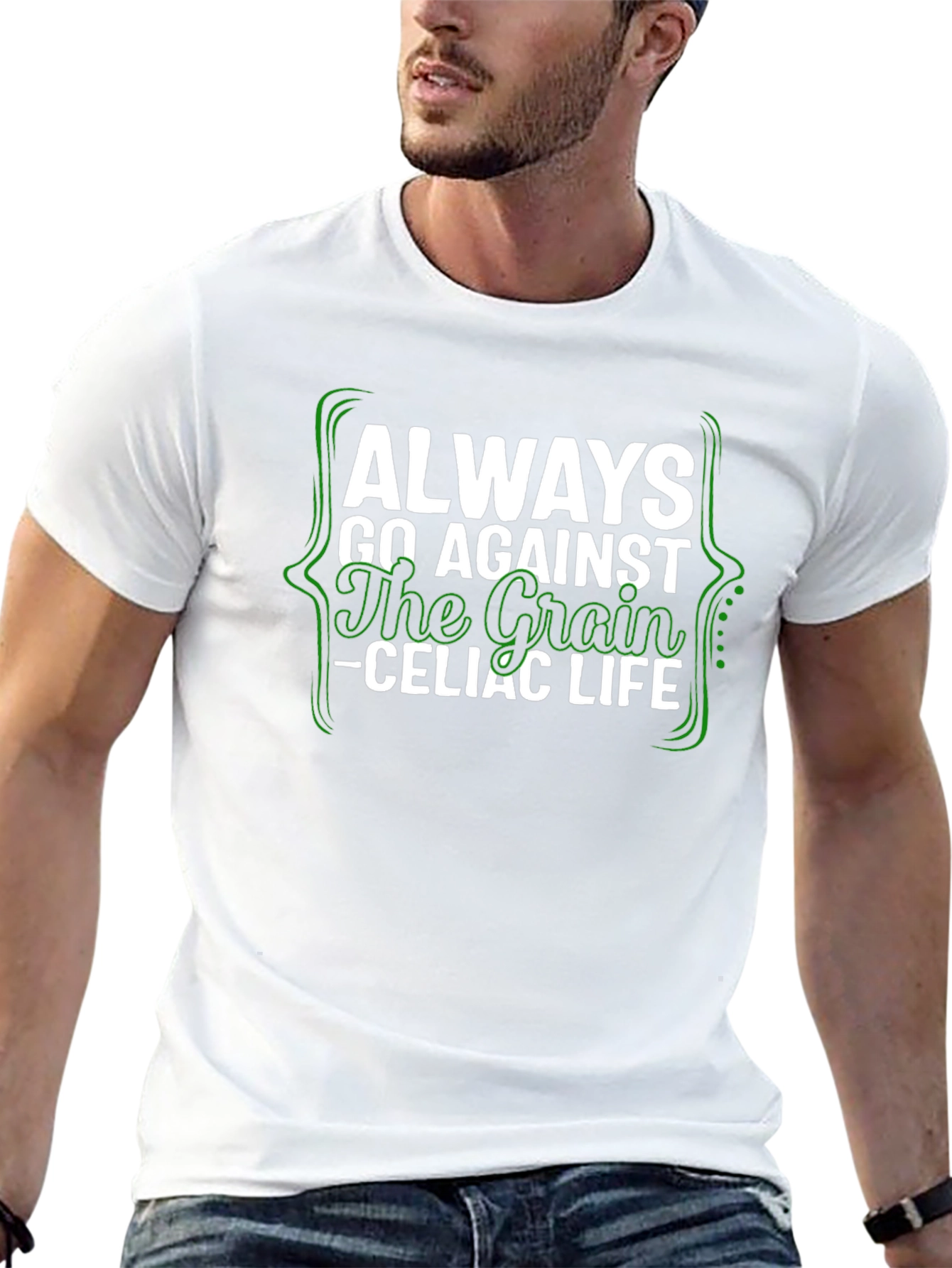 Always Go Against the Grain Celiac Life Tee - 13
