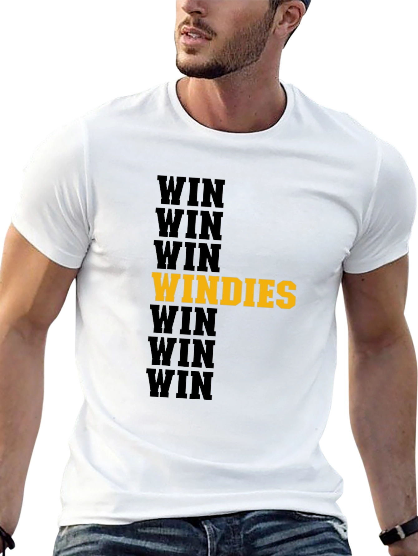 Black Win Windies T-Shirt Black view 13