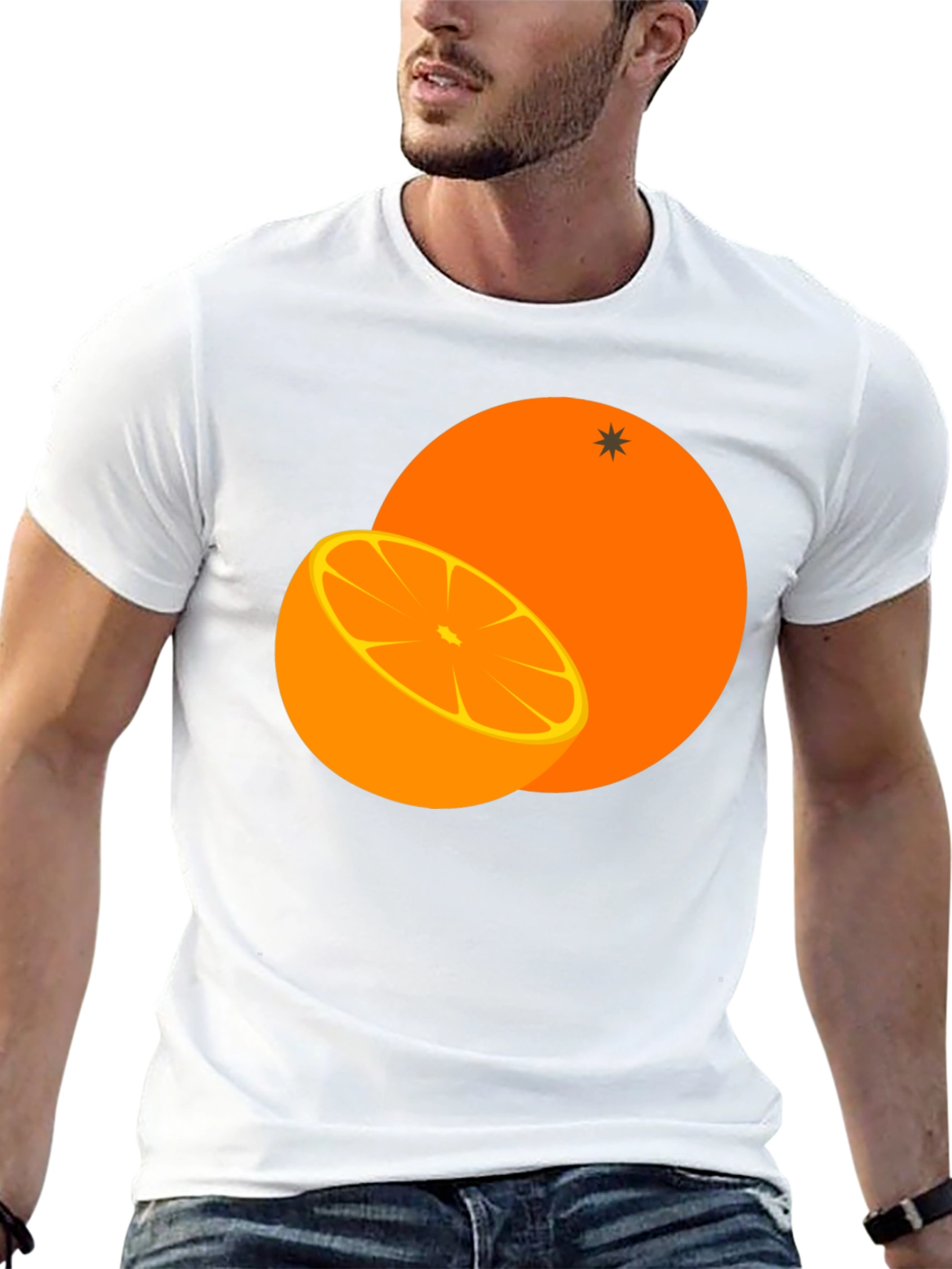 Black Orange Graphic Tee - Fresh & Fruity view 13
