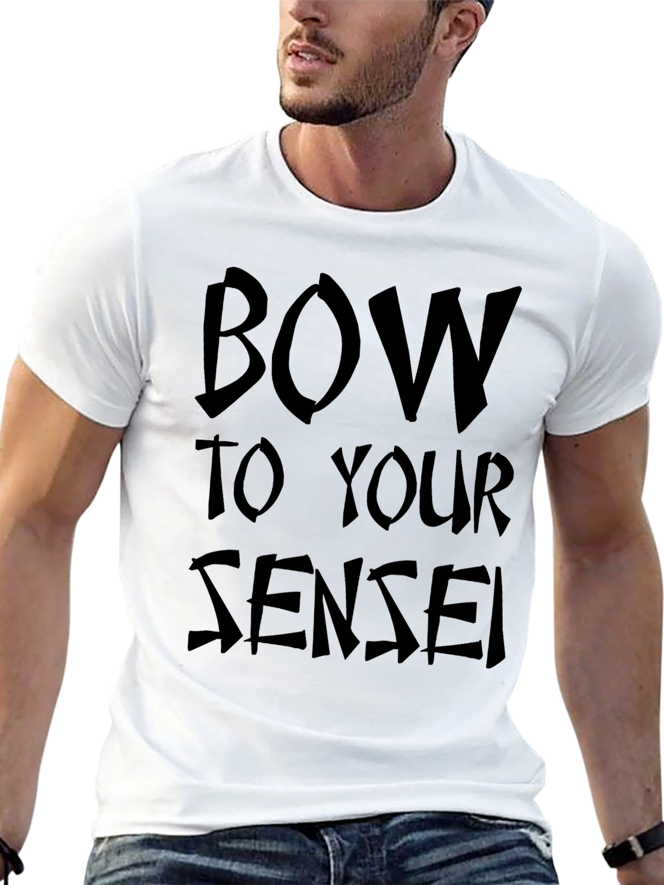 Black Bow to Your Sensei Graphic Tee - Black view 13