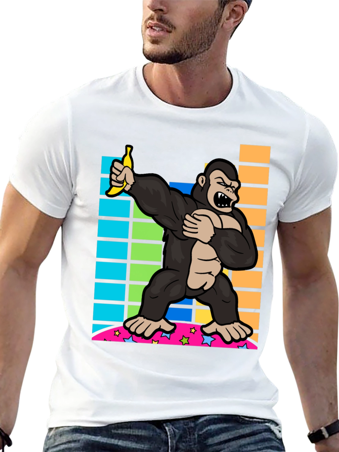 Gorilla Banana Graphic T-Shirt - 13
