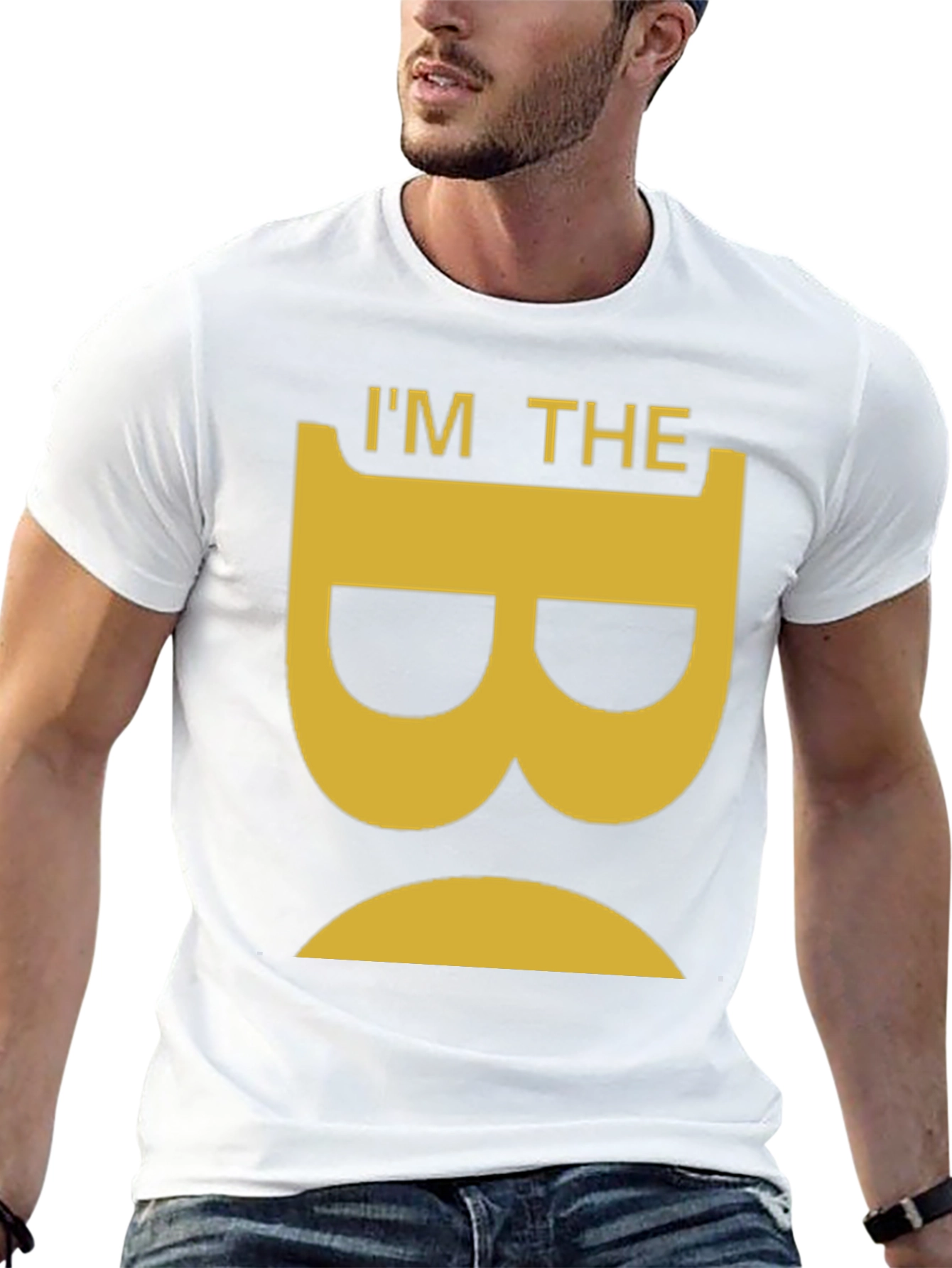 Black I'm The B Shirt - Funny Graphic Tee view 13