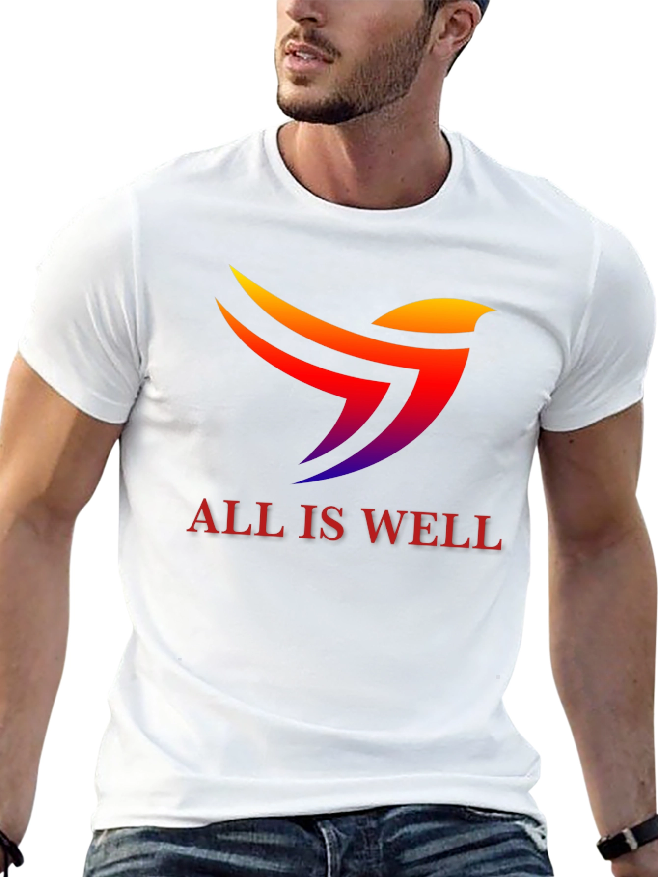 Black All Is Well Graphic Tee - Stylish Comfort view 13