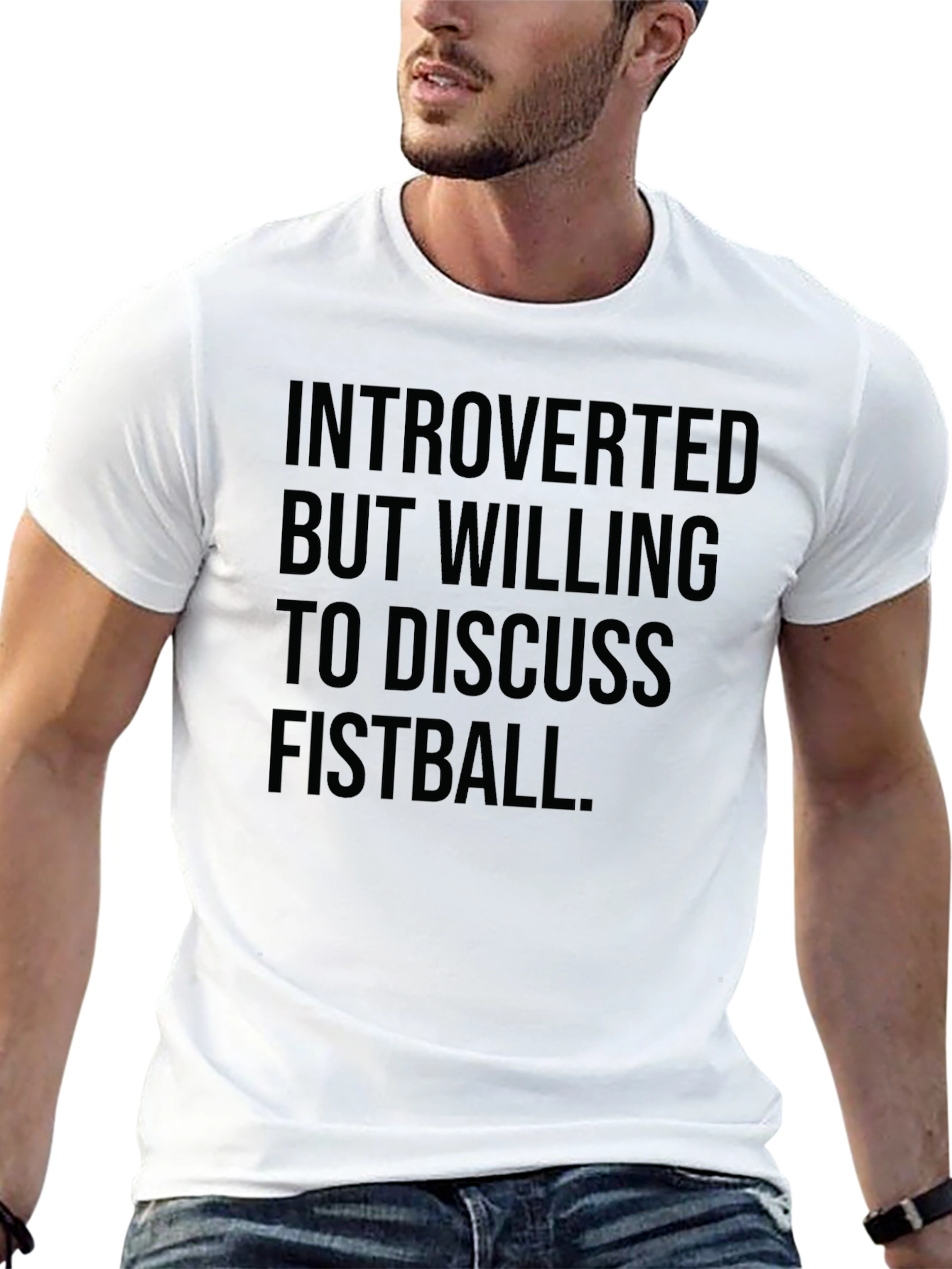 Black Introverted Fistball Tee view 13