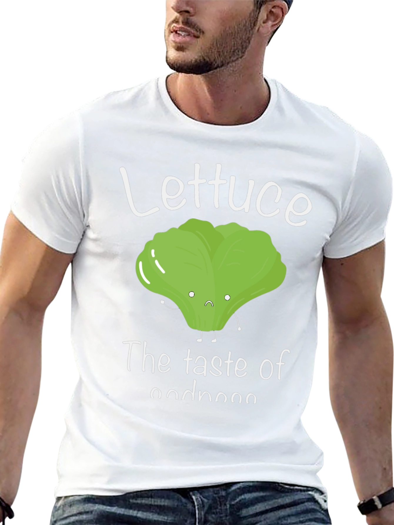 Black Lettuce 'The Taste of Goodness' Funny Graphic Tee view 13