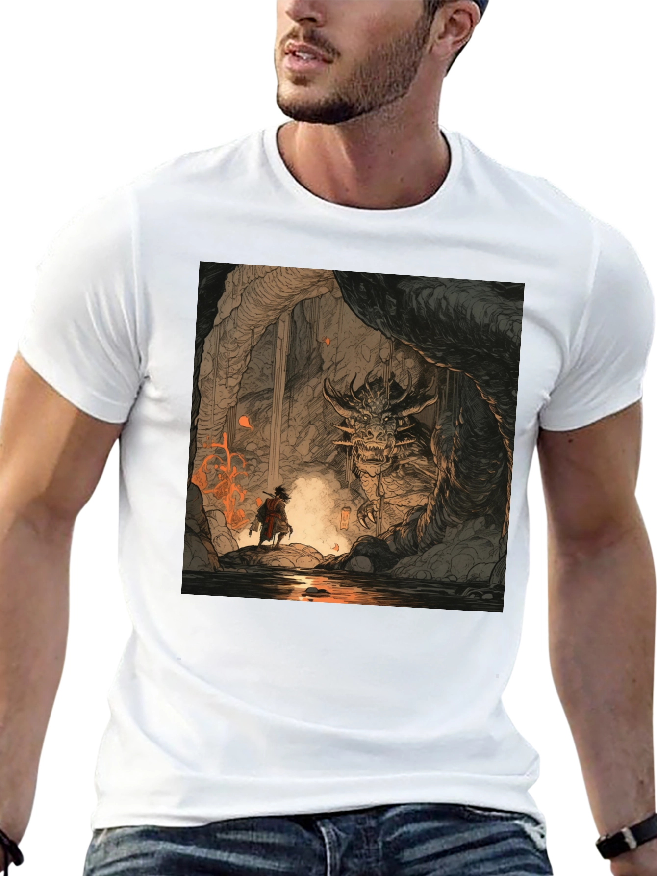 Black Dragon Cave T-Shirt view 13