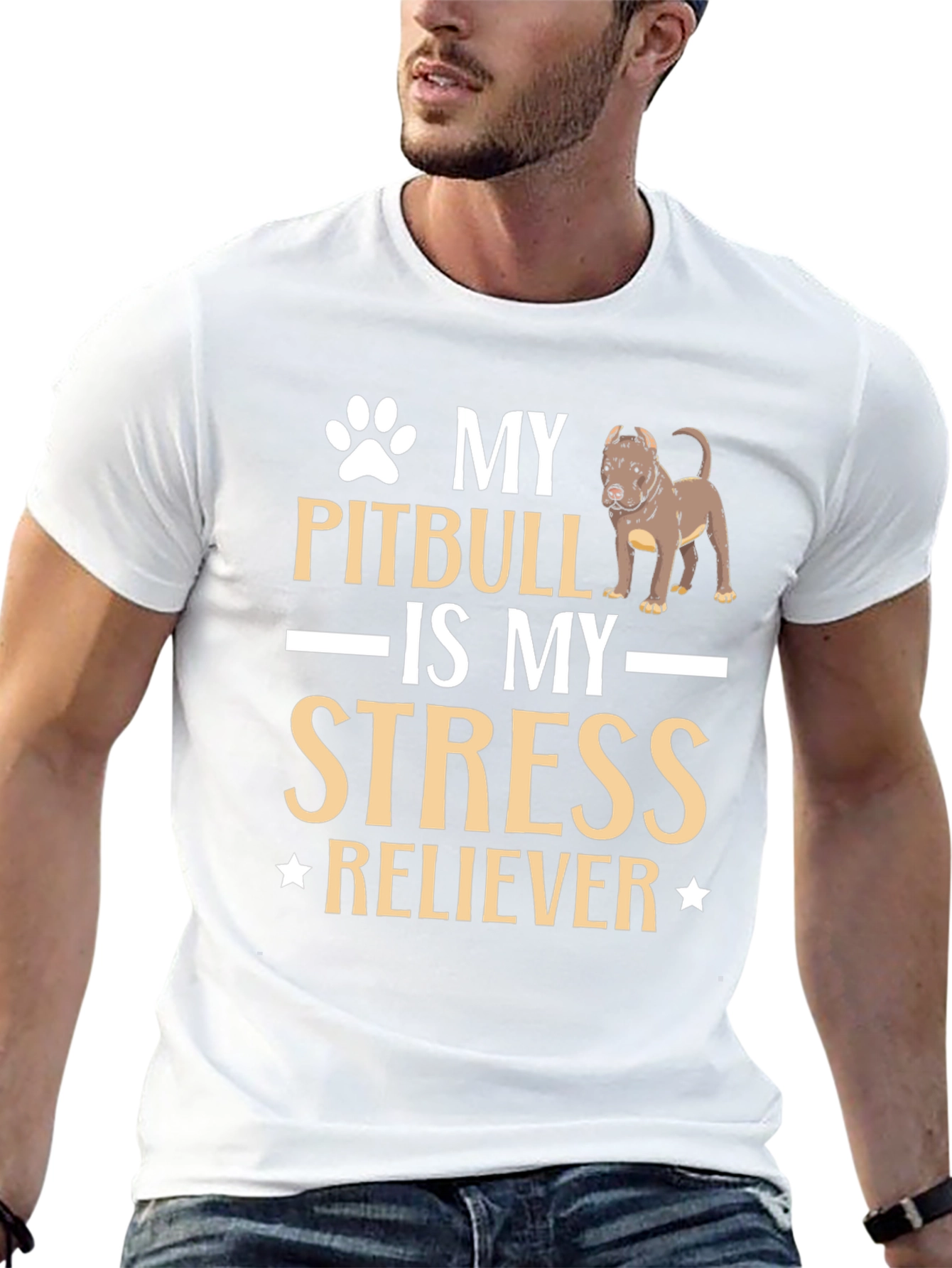 Pitbull Stress Reliever T-Shirt - 13