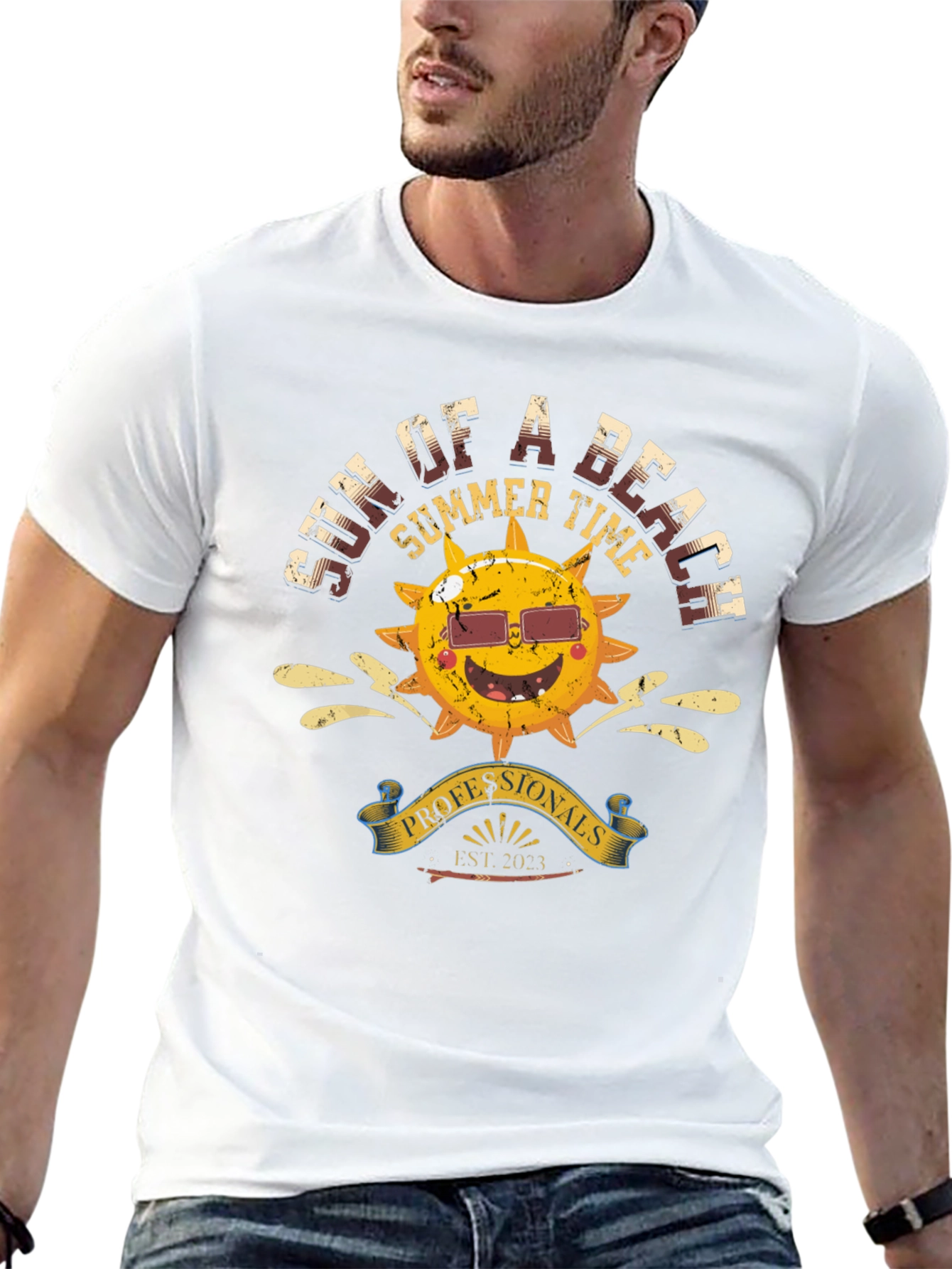 Black Sun of a Beach Summer T-Shirt view 13