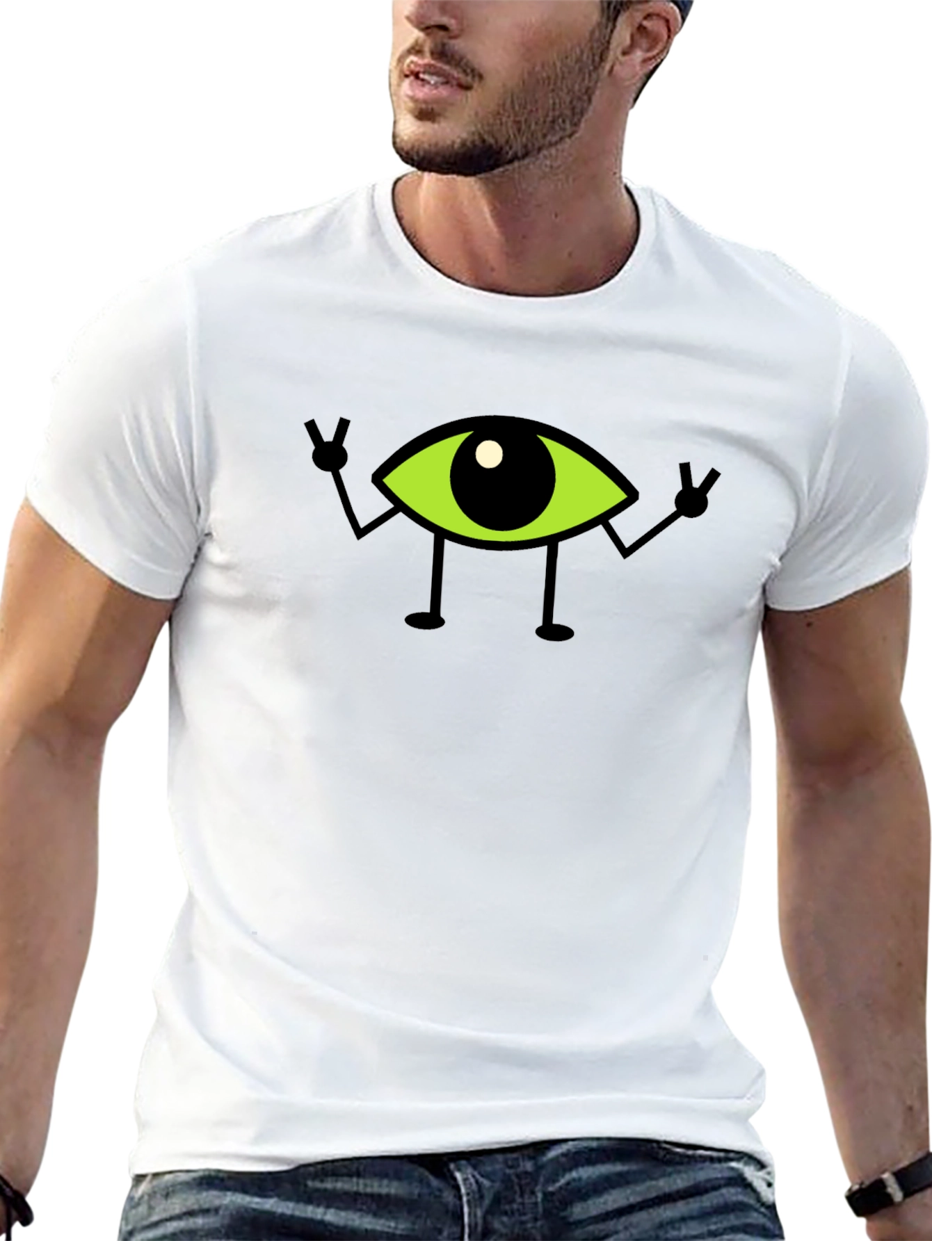 Black Eye See You Tee - Unique Graphic T-Shirt view 13