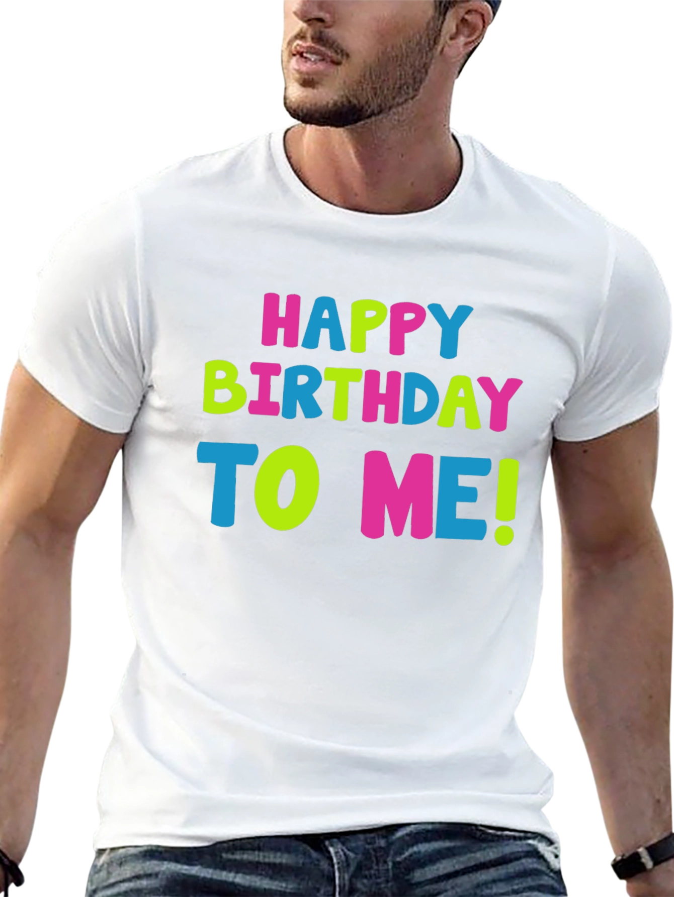 Black Happy Birthday To Me! Graphic Tee view 13