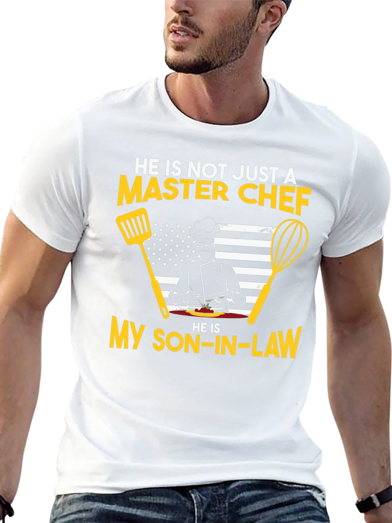 Black Master Chef Son-in-Law T-Shirt view 13