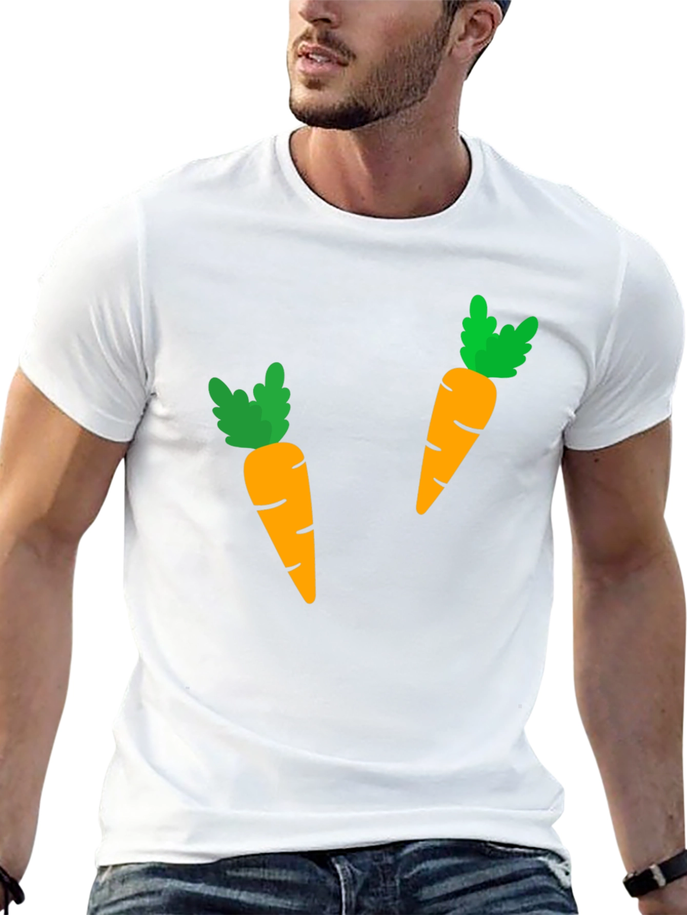 Black Carrot T-Shirt - Fun & Unique Graphic Tee view 13
