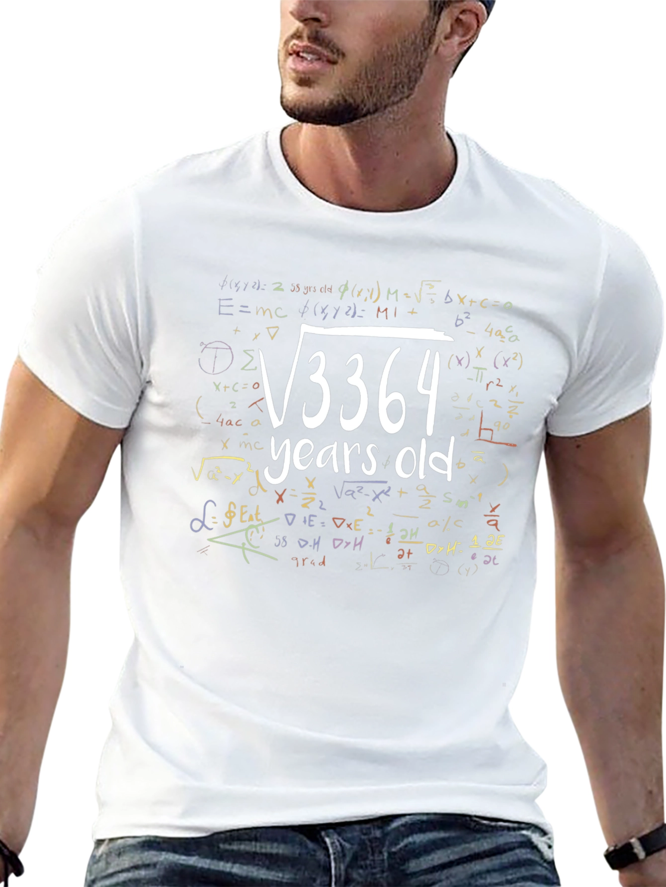 Black Math Formula Birthday T-Shirt view 13