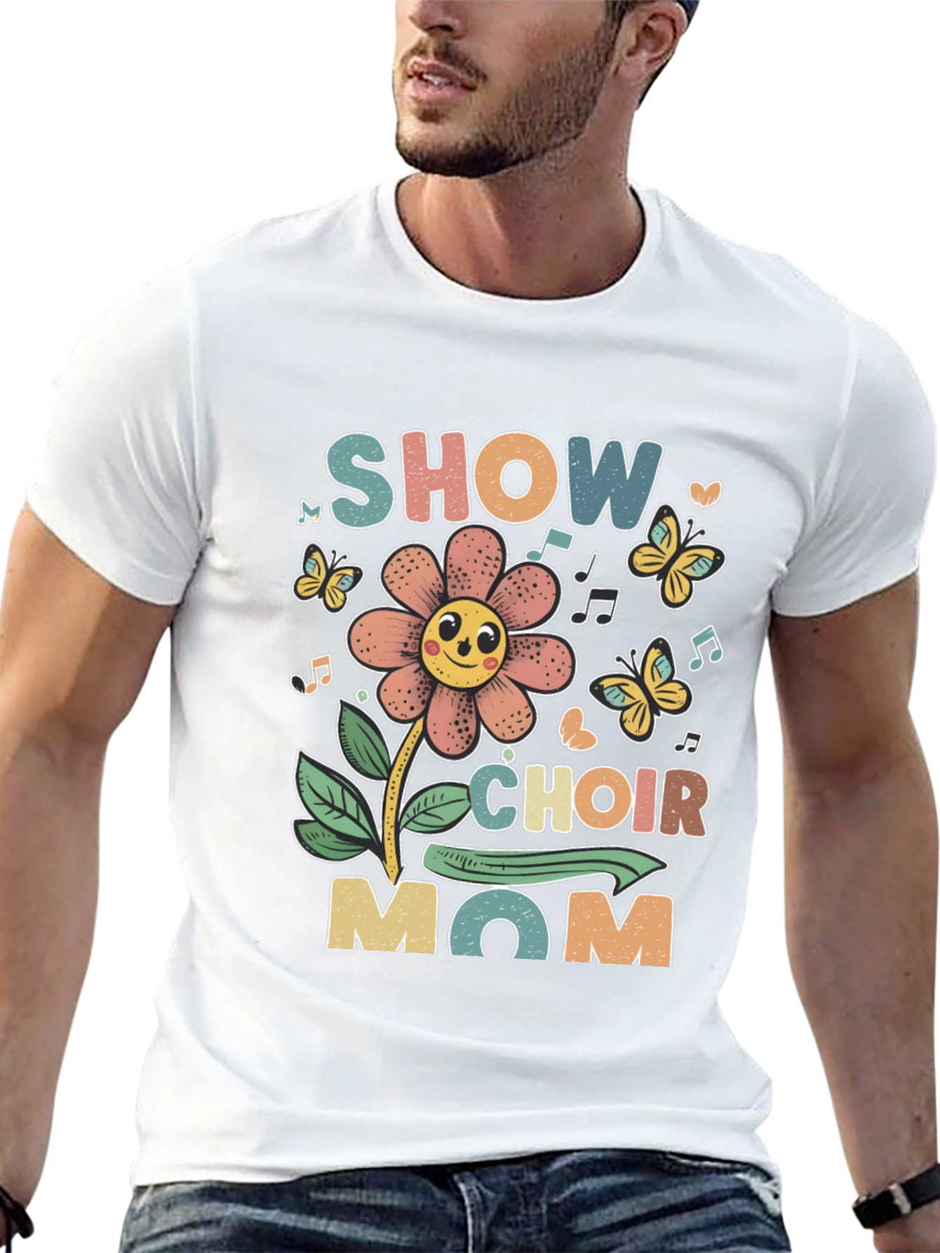 Black Show Choir Mom Graphic T-Shirt view 13
