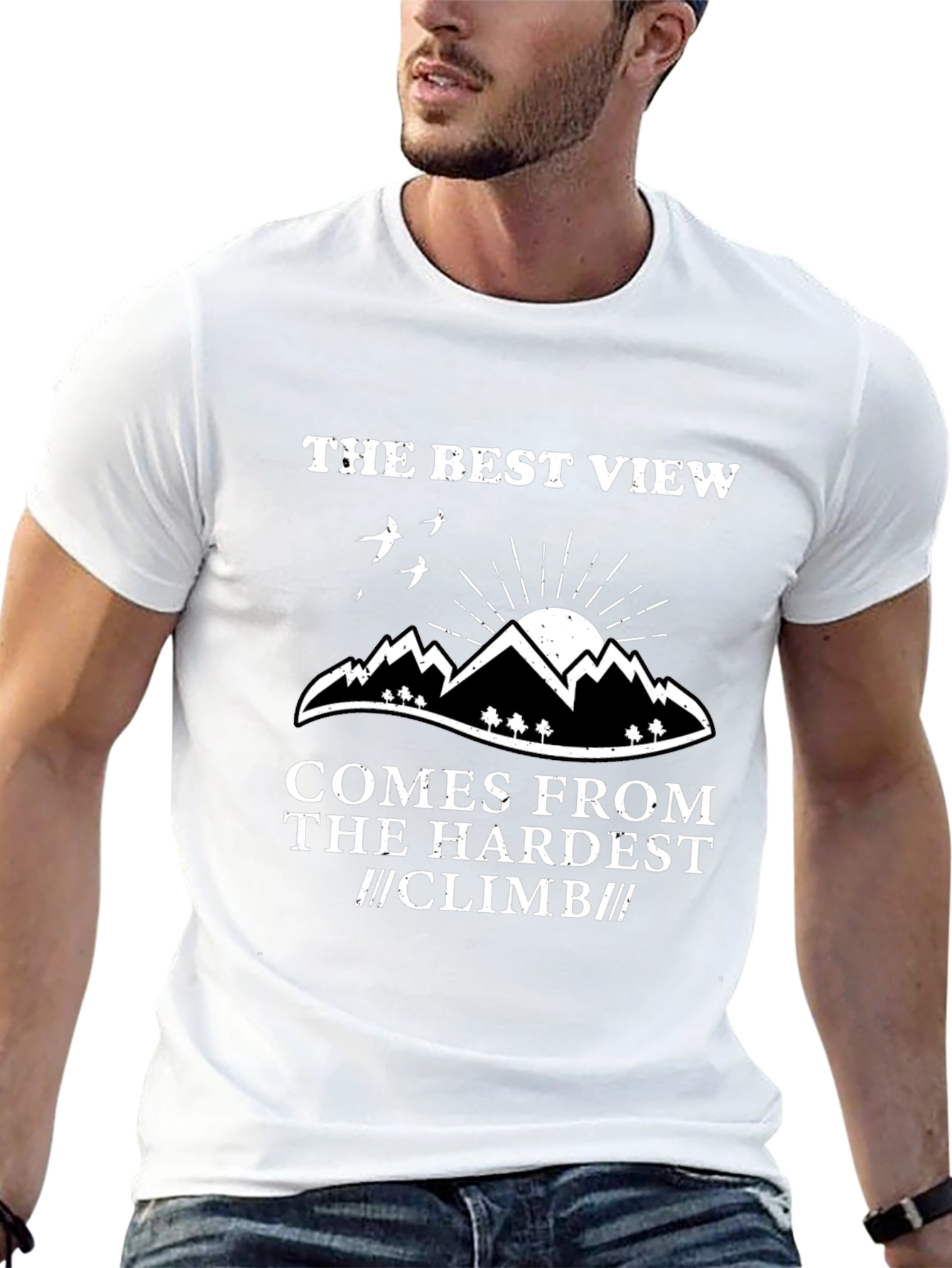 The Best View Climbing T-Shirt - 13
