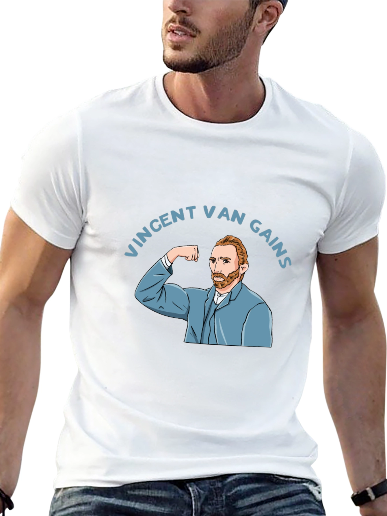 Black Vincent Van Gains T-Shirt - Artistic Fitness view 13