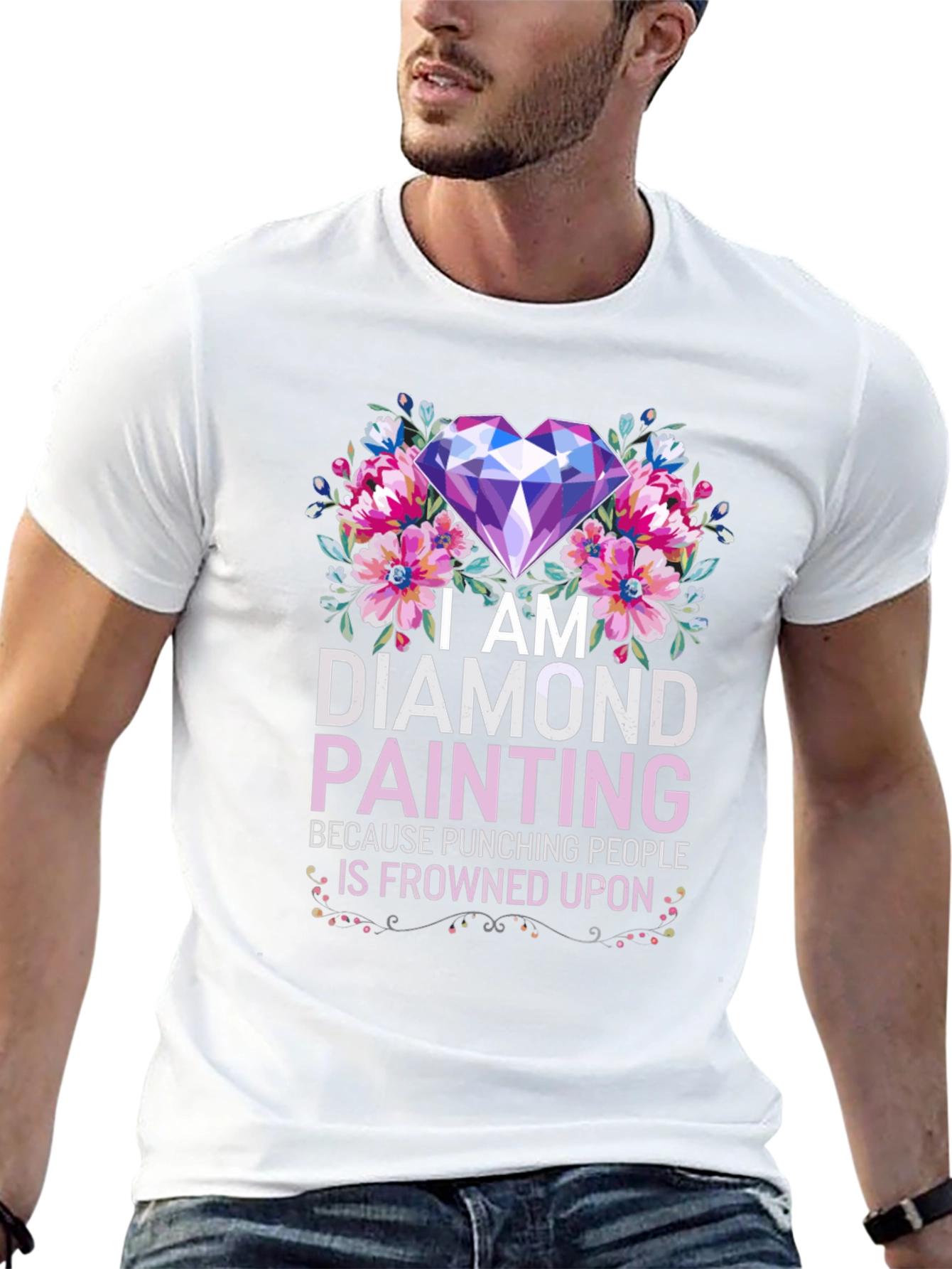 Black Diamond Painting Hobby T-Shirt view 13