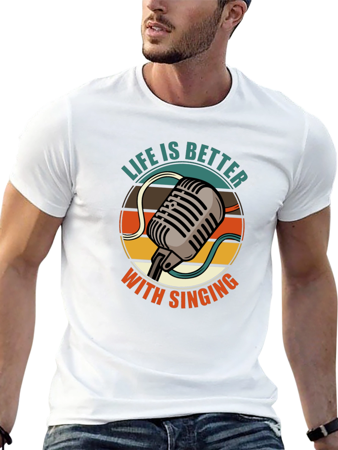 Black Life is Better with Singing Graphic Tee view 13