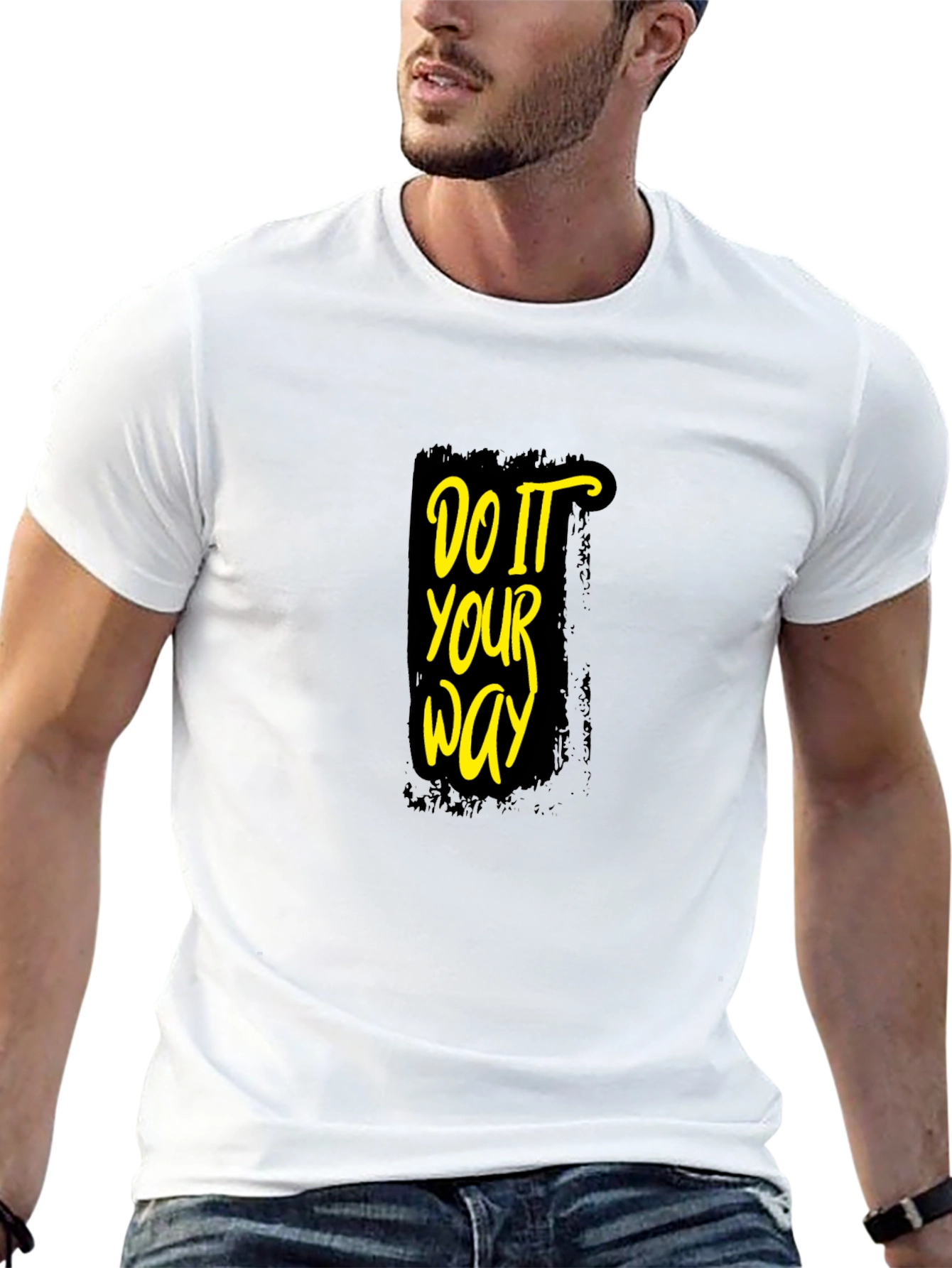 Black Black T-Shirt - Do It Your Way Graphic Tee view 13