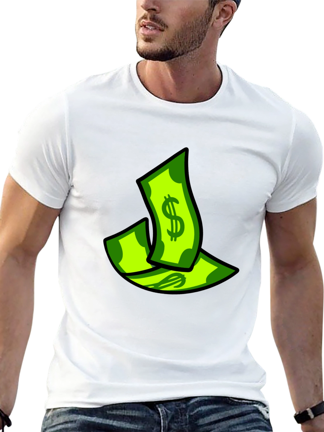 Money Stack T-Shirt - Graphic Tee - 13