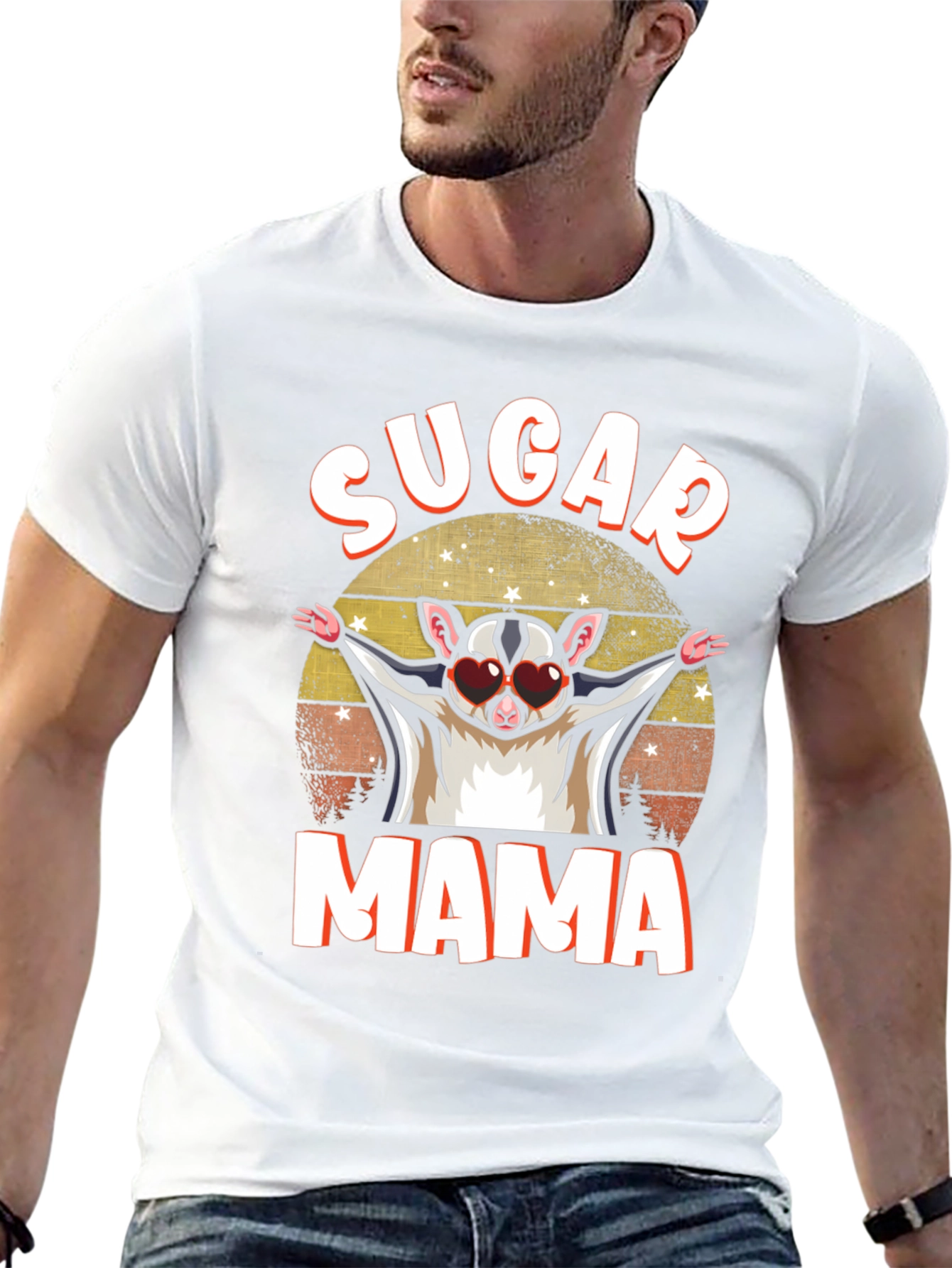 Black Sugar Mama Sugar Glider T-Shirt view 13