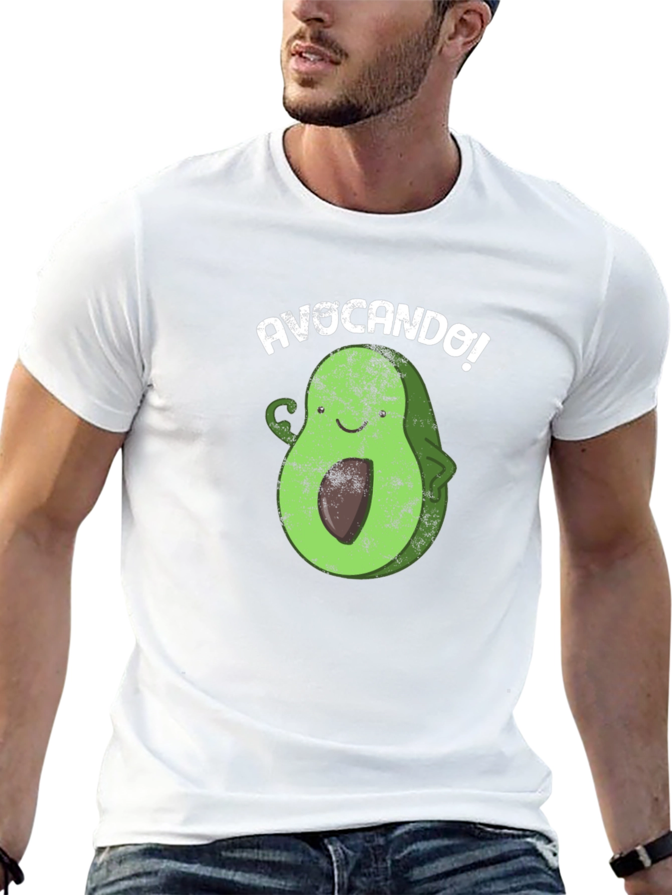 Black Avocando Funny Avocado Pun T-Shirt view 13