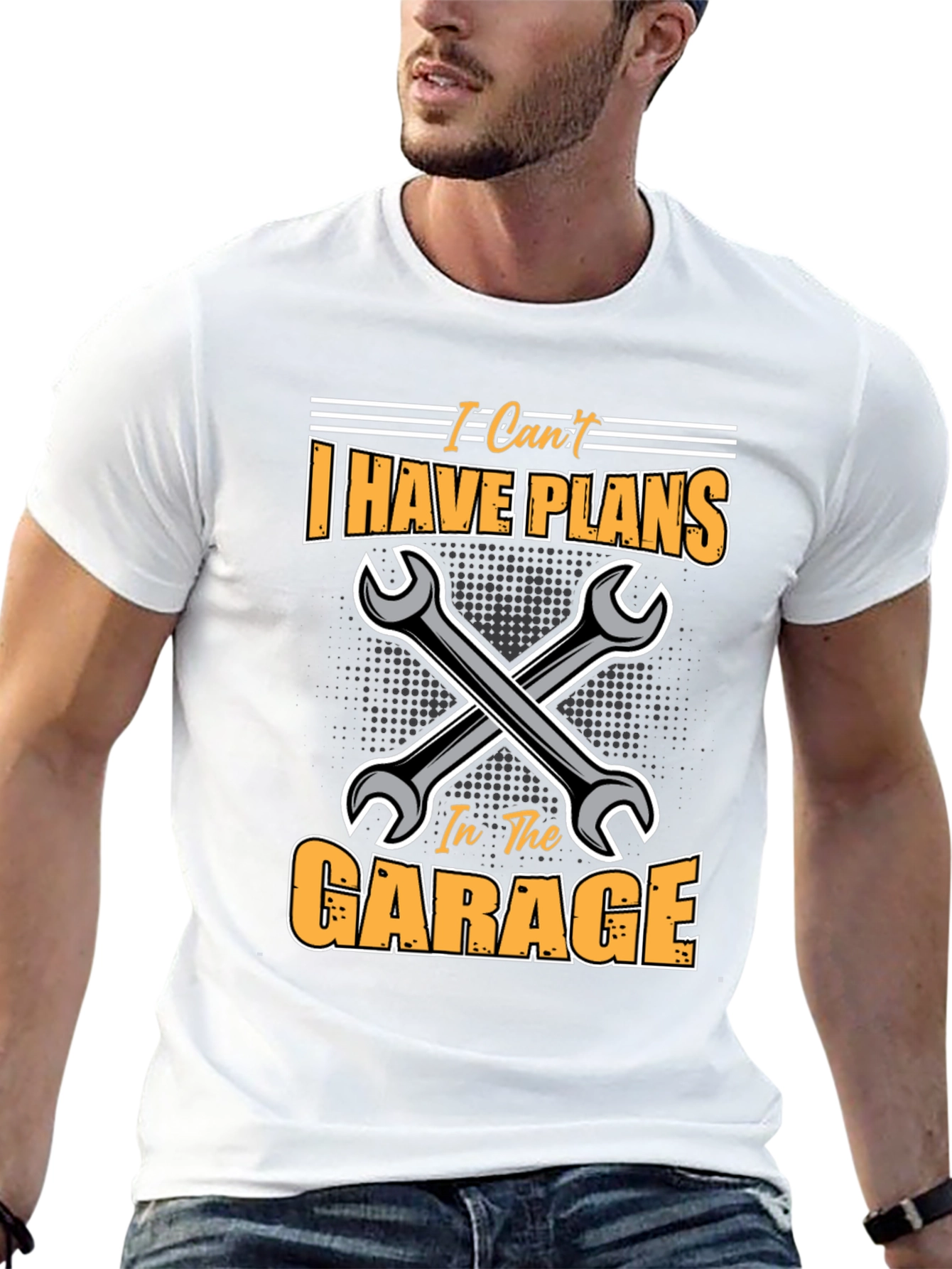 Black Garage Plans T-Shirt - Mechanic Gift Idea view 13