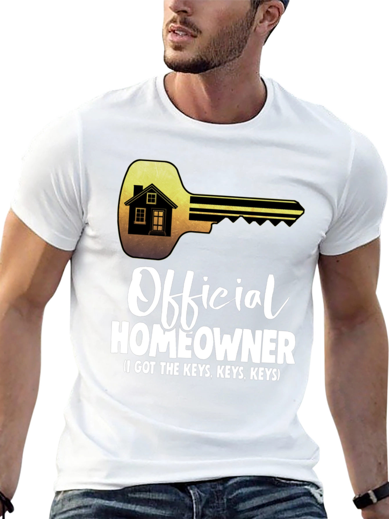 Black Official Homeowner T-Shirt - Got the Keys Tee view 13