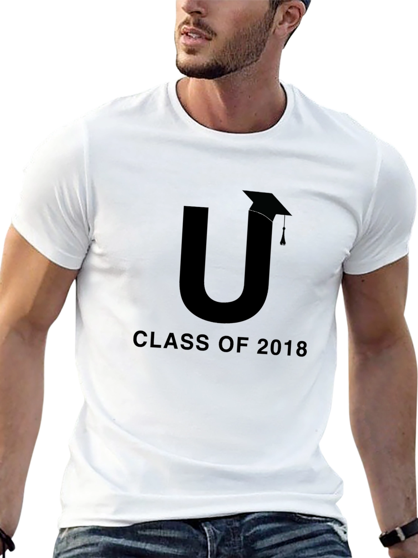 Black Class of 2018 Graduation T-Shirt view 13