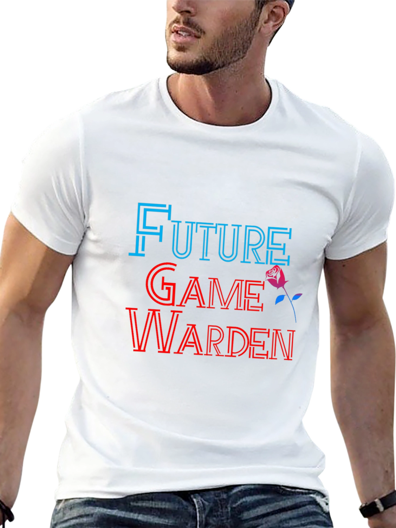 Black Future Game Warden Black Graphic Tee view 13