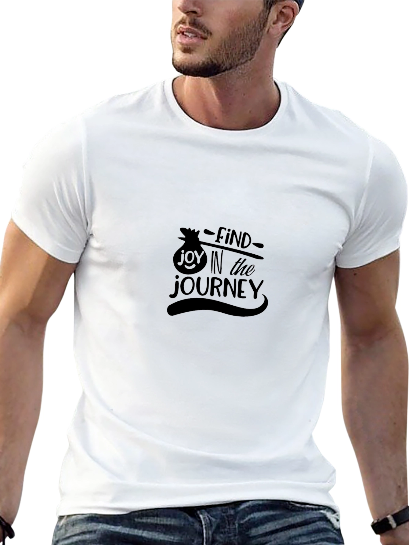 Black Find Joy in the Journey Graphic Tee view 13