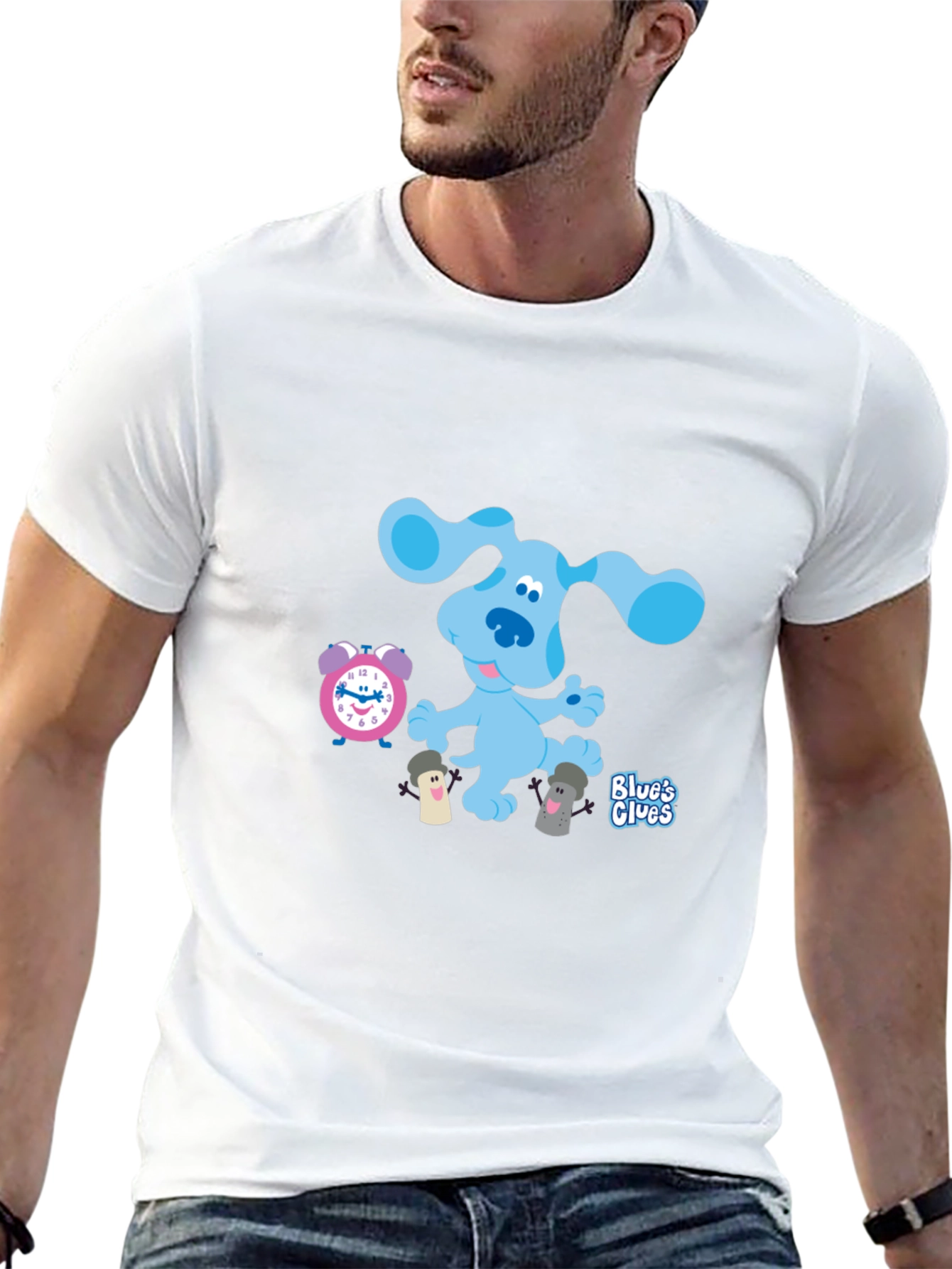 Black Blue's Clues Black Graphic Tee view 13