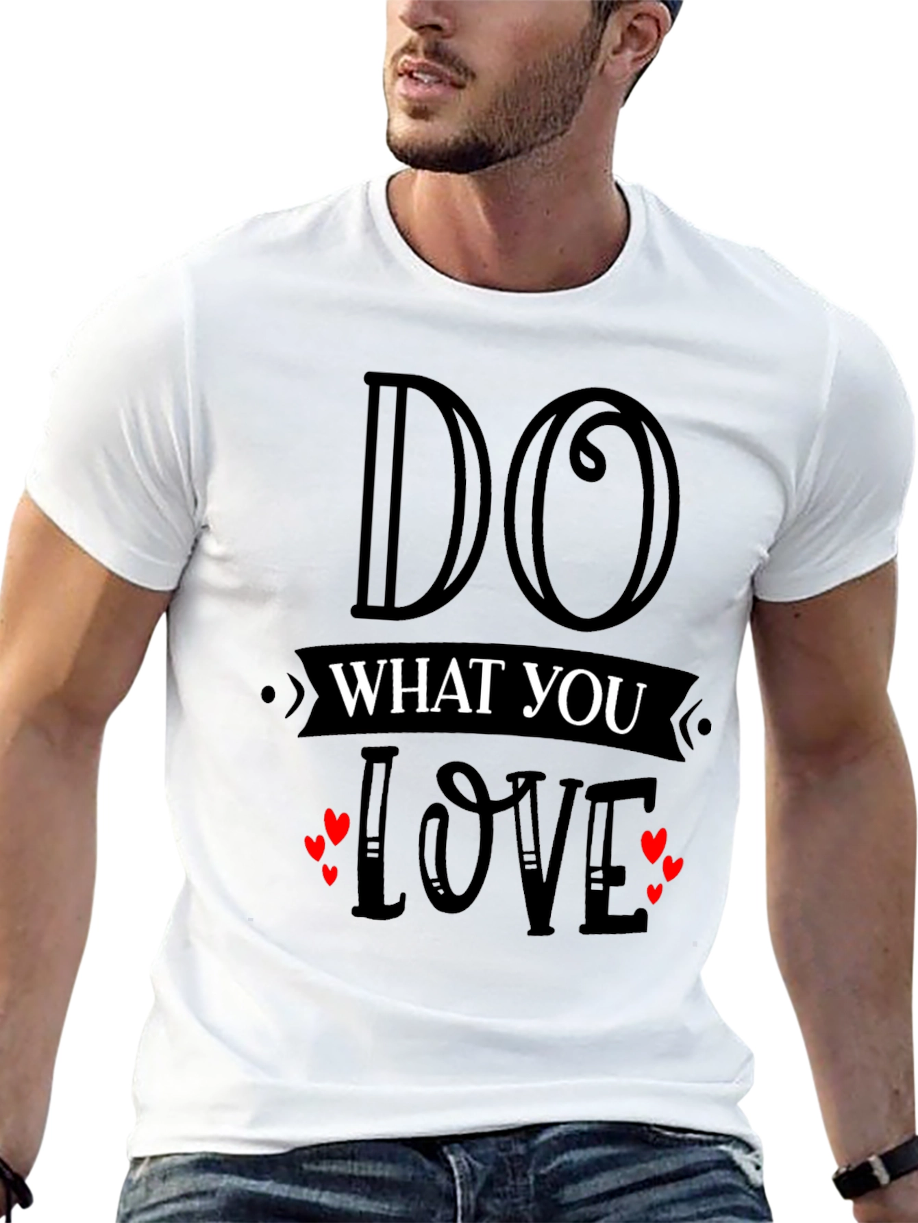 Black Do What You Love Graphic T-Shirt view 13