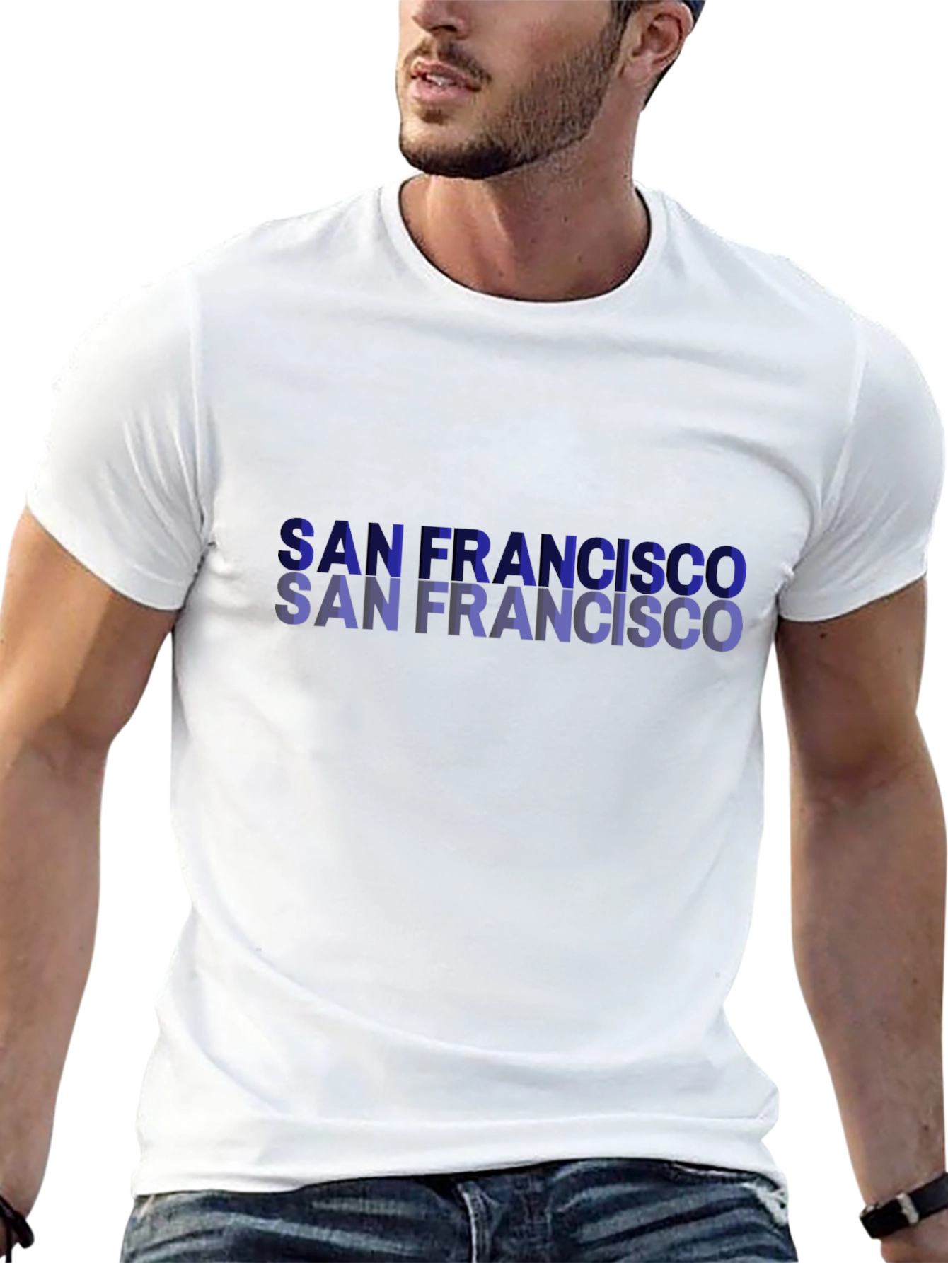 Black San Francisco Graphic Tee - Cool City Pride view 13