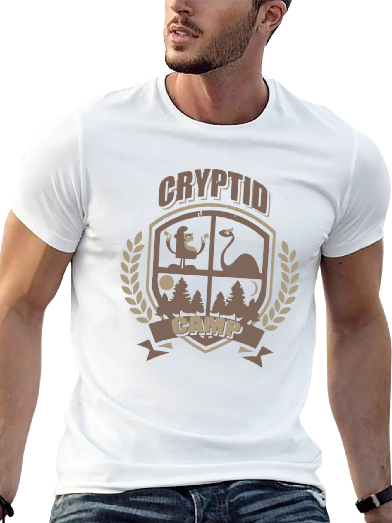 Black Cryptid Camp Graphic Tee view 13