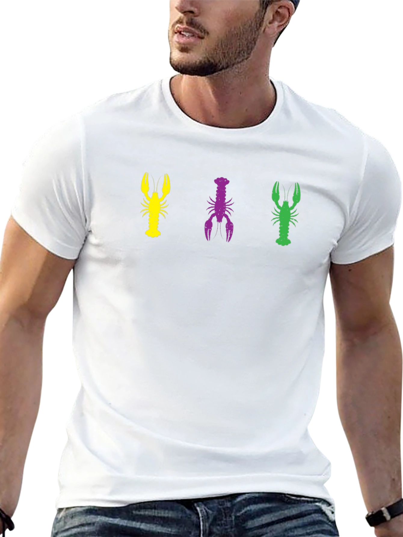 Crawfish T-Shirt: Mardi Gras Lobster Graphic Tee - 13