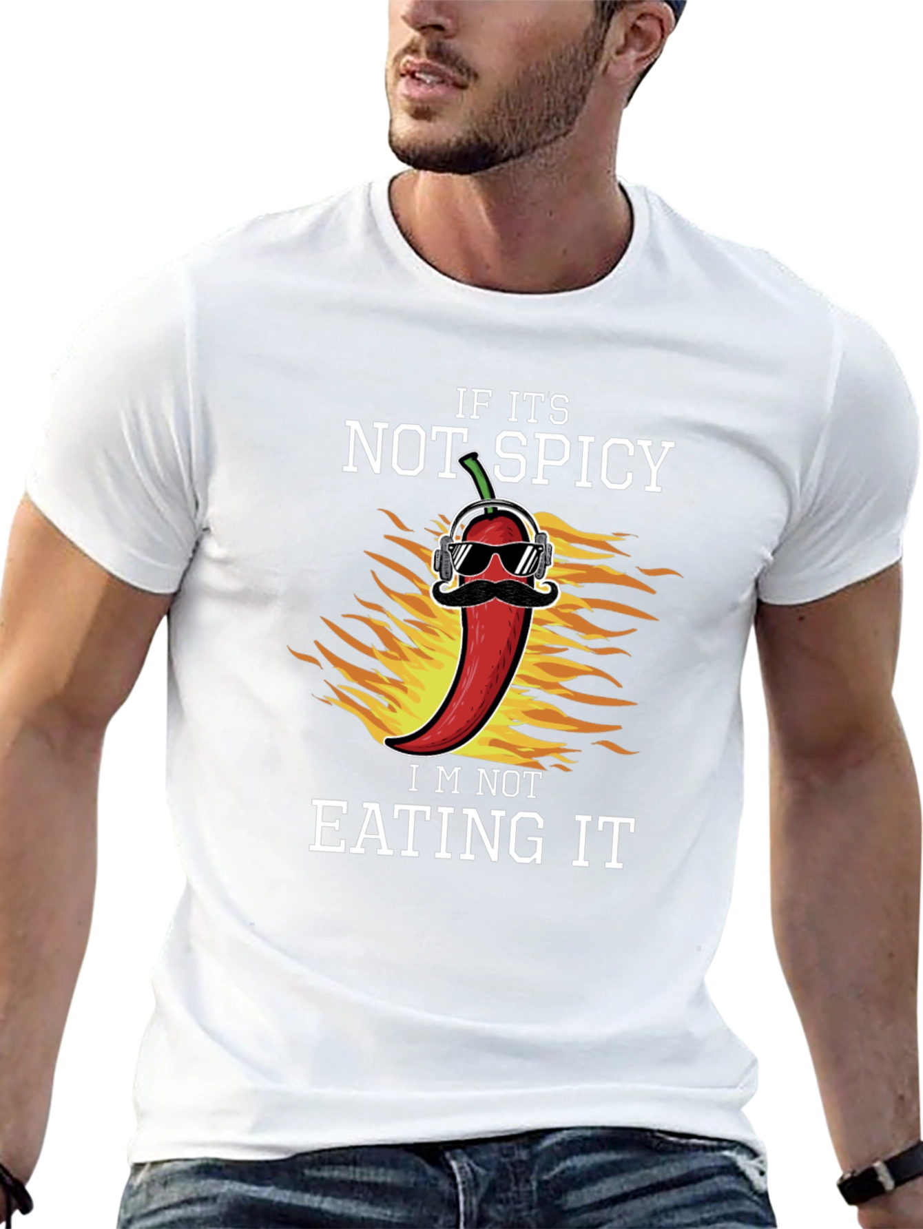 Black If It's Not Spicy T-Shirt view 13