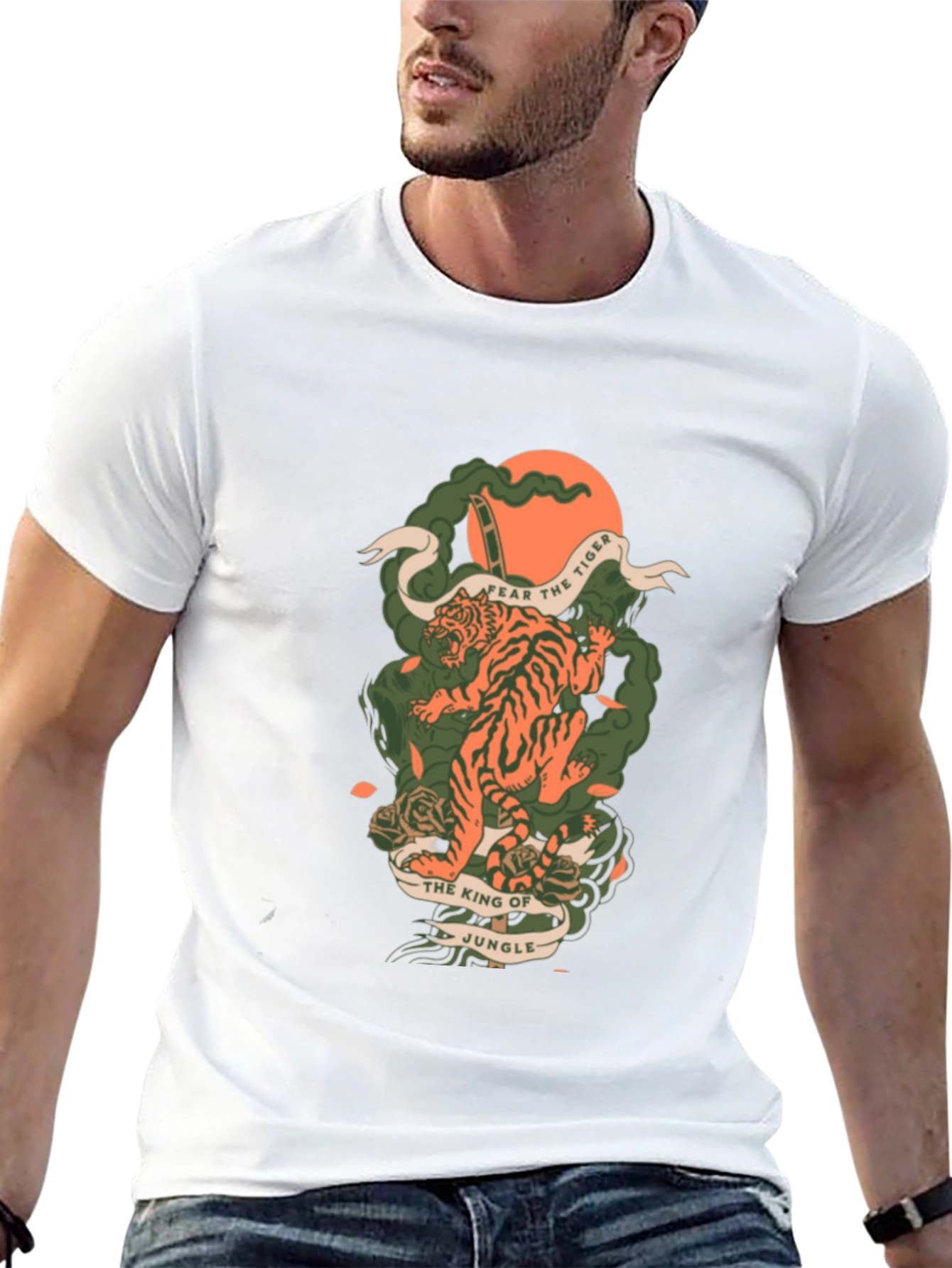 Black Tiger Graphic Tee - King of the Jungle view 13