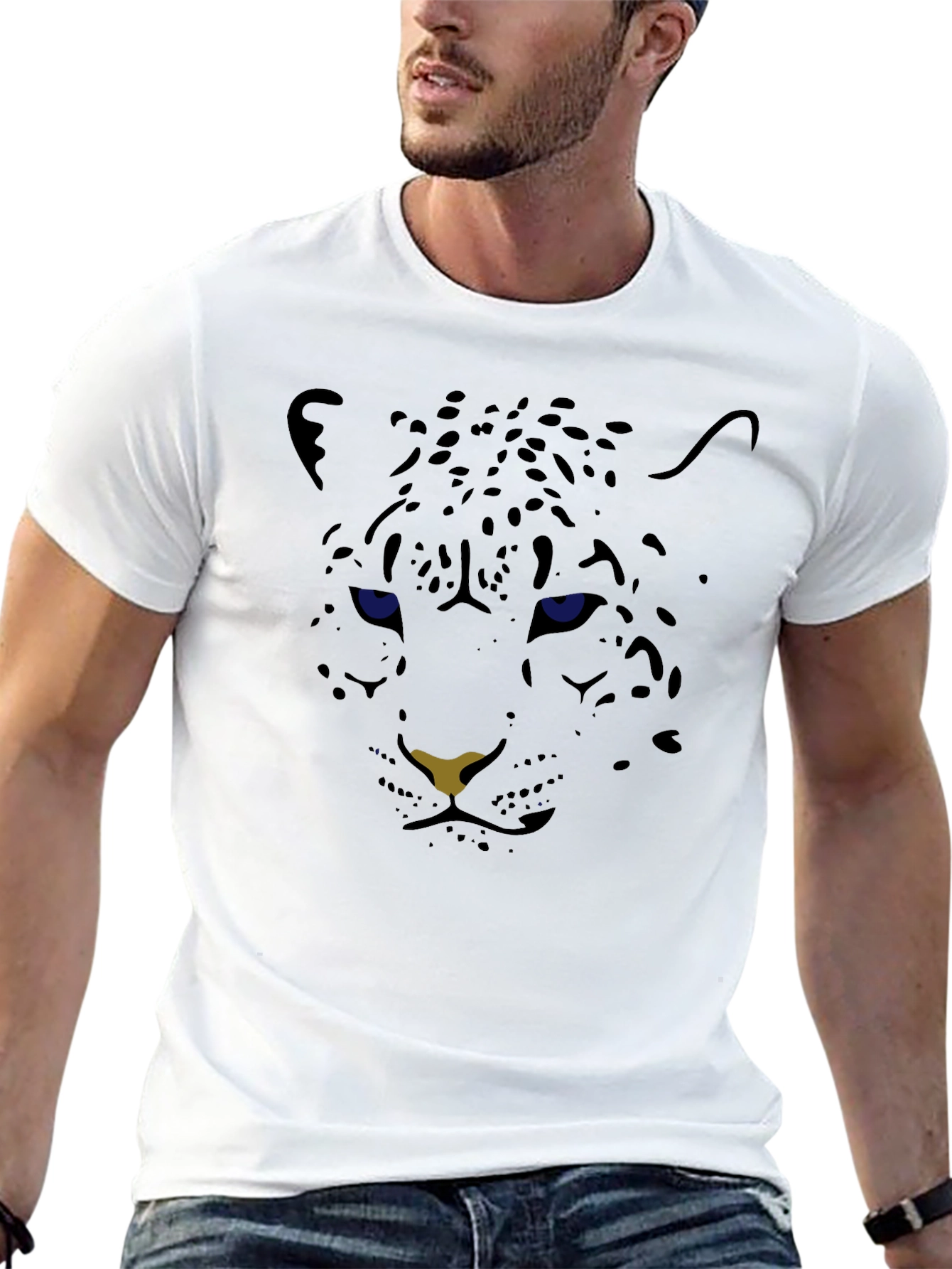Black Black Panther Graphic Tee - Stylish Animal Print view 13