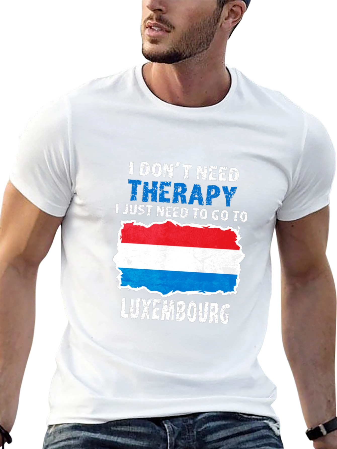 Black Luxembourg Therapy T-Shirt - Travel Souvenir view 13