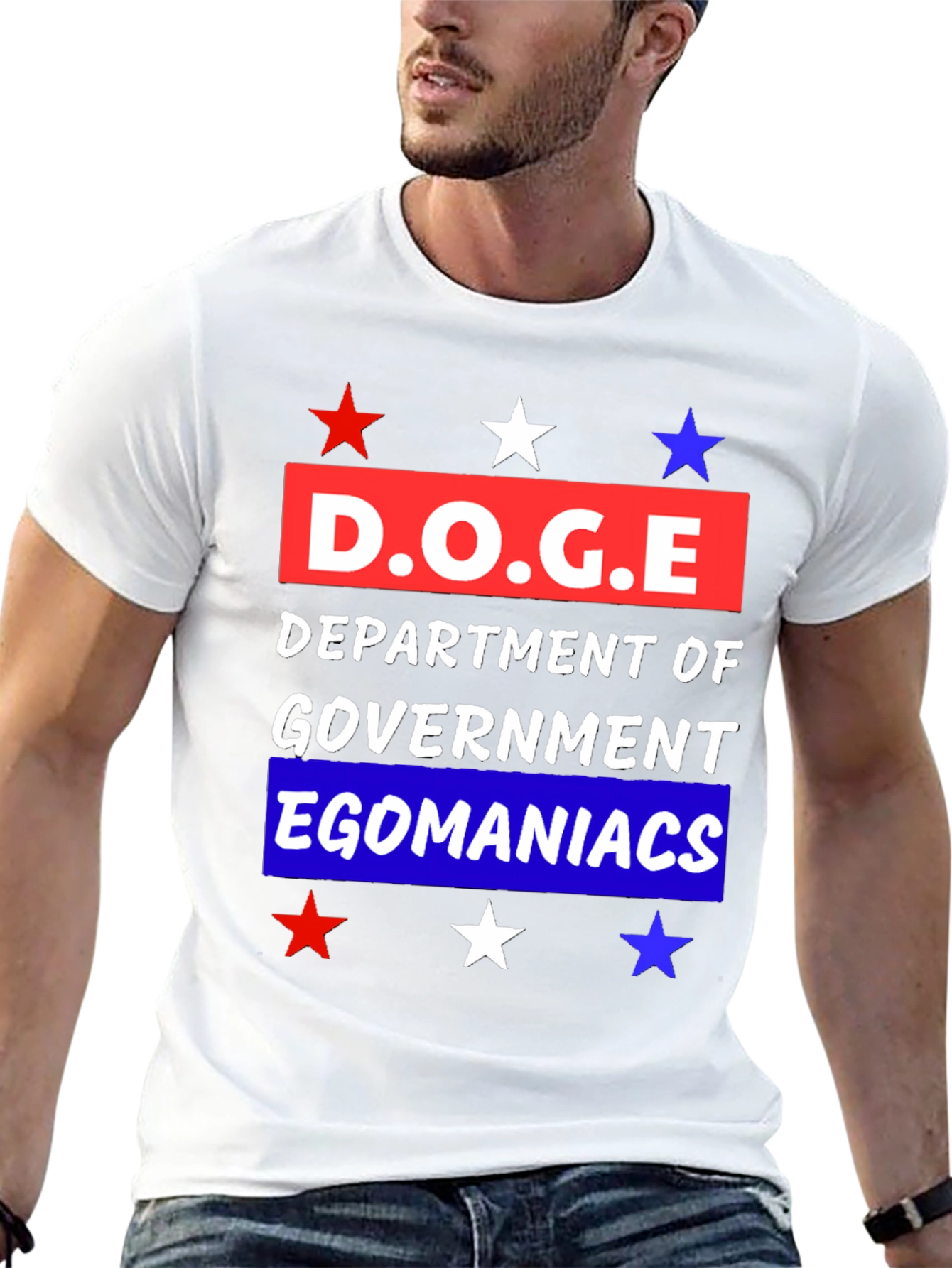 Black D.O.G.E Department Graphic Tee view 13