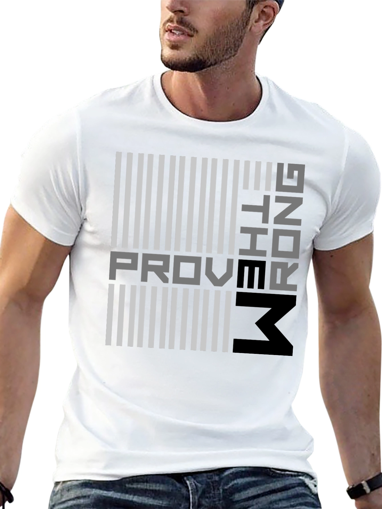 Black Proving Them Wrong Graphic T-Shirt - Modern Design view 13