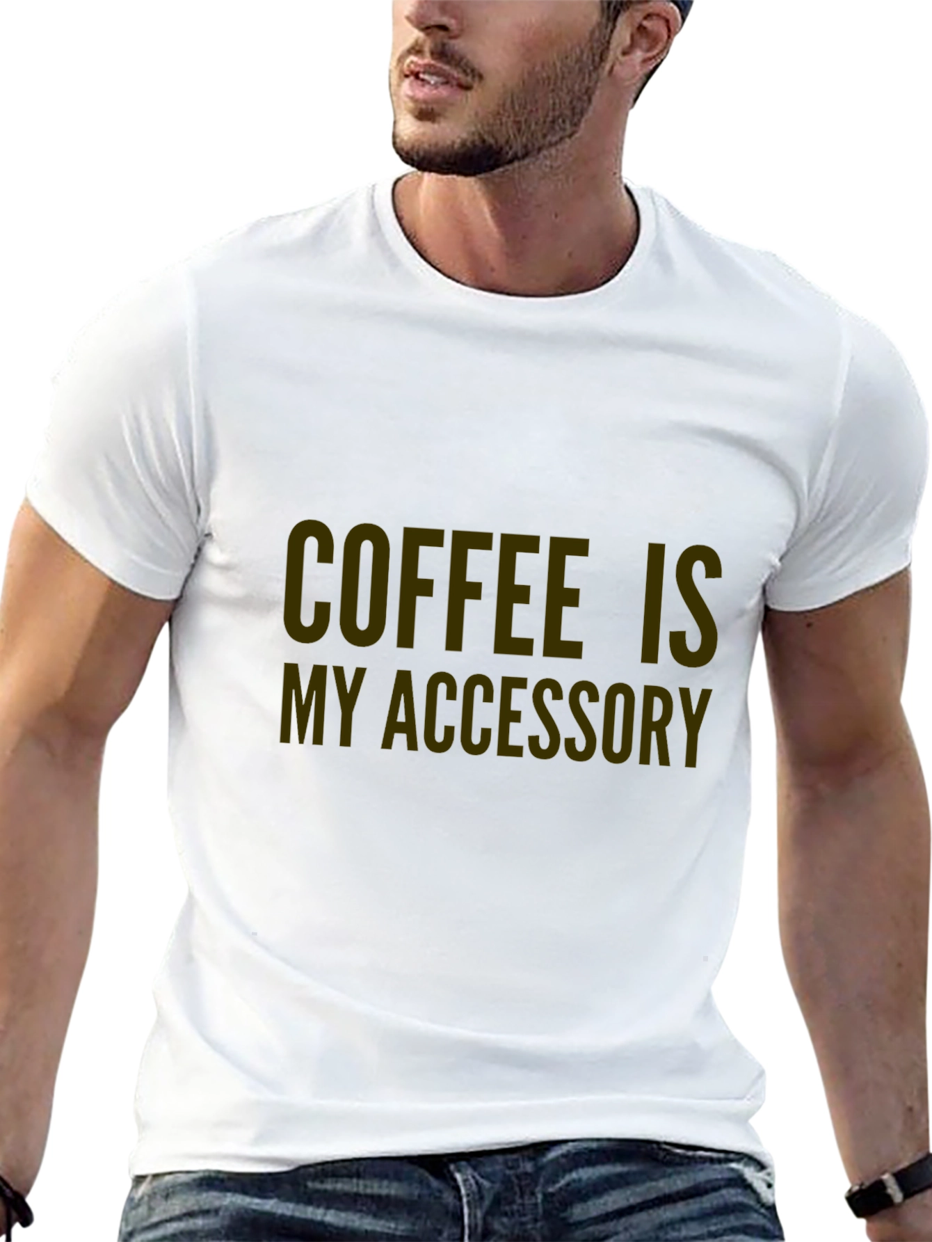 Black Coffee Is My Accessory Graphic Tee - Unisex view 13