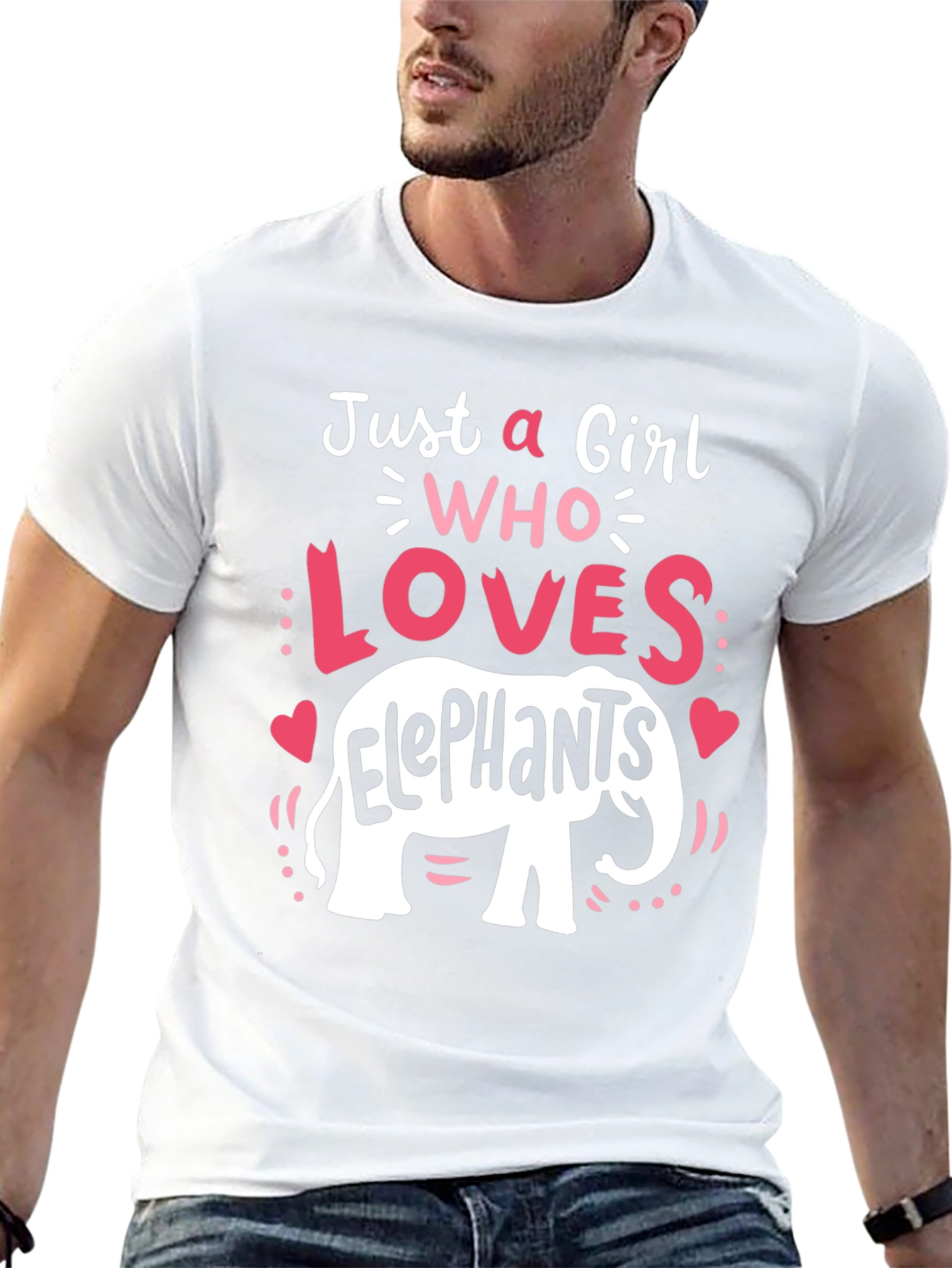 Black Girl Who Loves Elephants Graphic Tee view 13